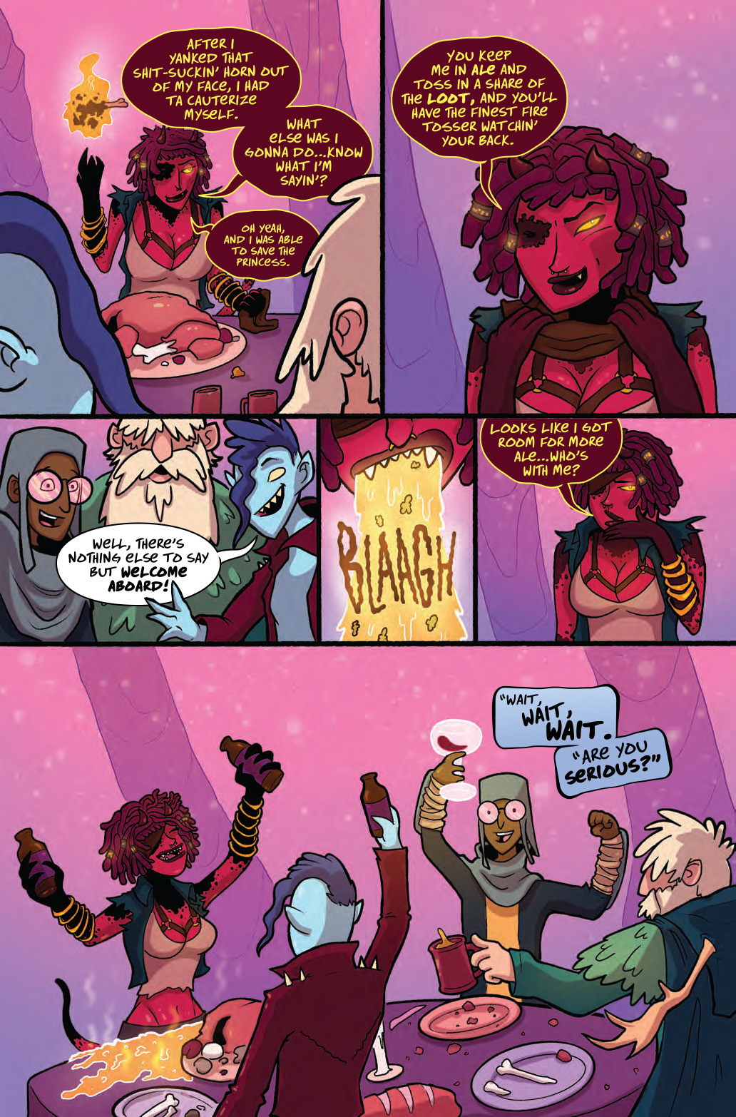 Read online Murder Hobo: All Inn At the Dragon's Shaft comic -  Issue # Full - 8