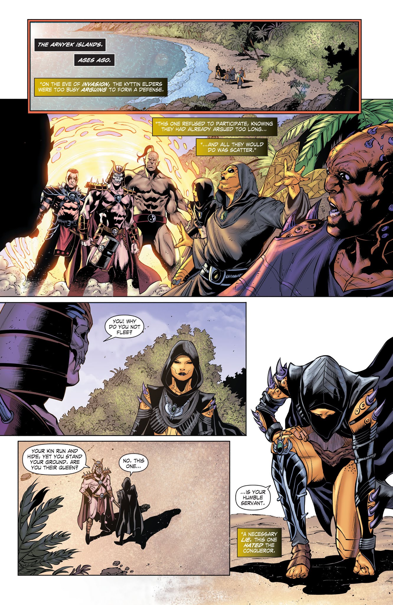 Read online Mortal Kombat X [I] comic -  Issue # _TPB 2 - 74