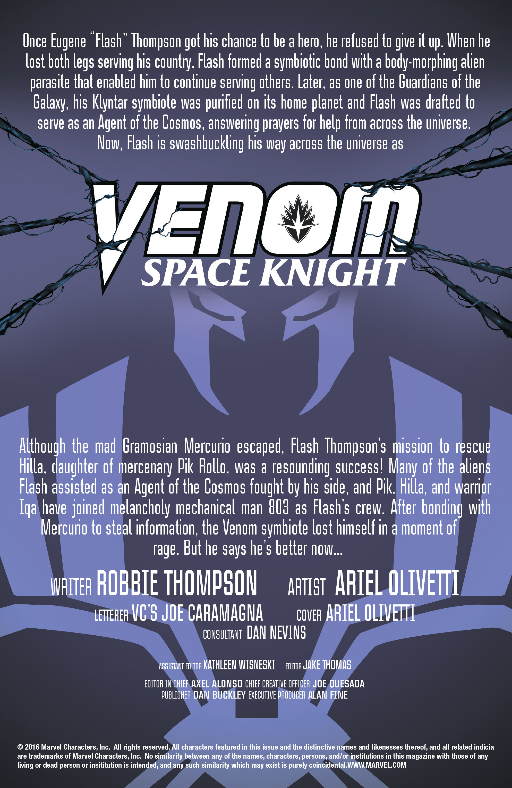 Read online Venom: Space Knight comic -  Issue #7 - 2