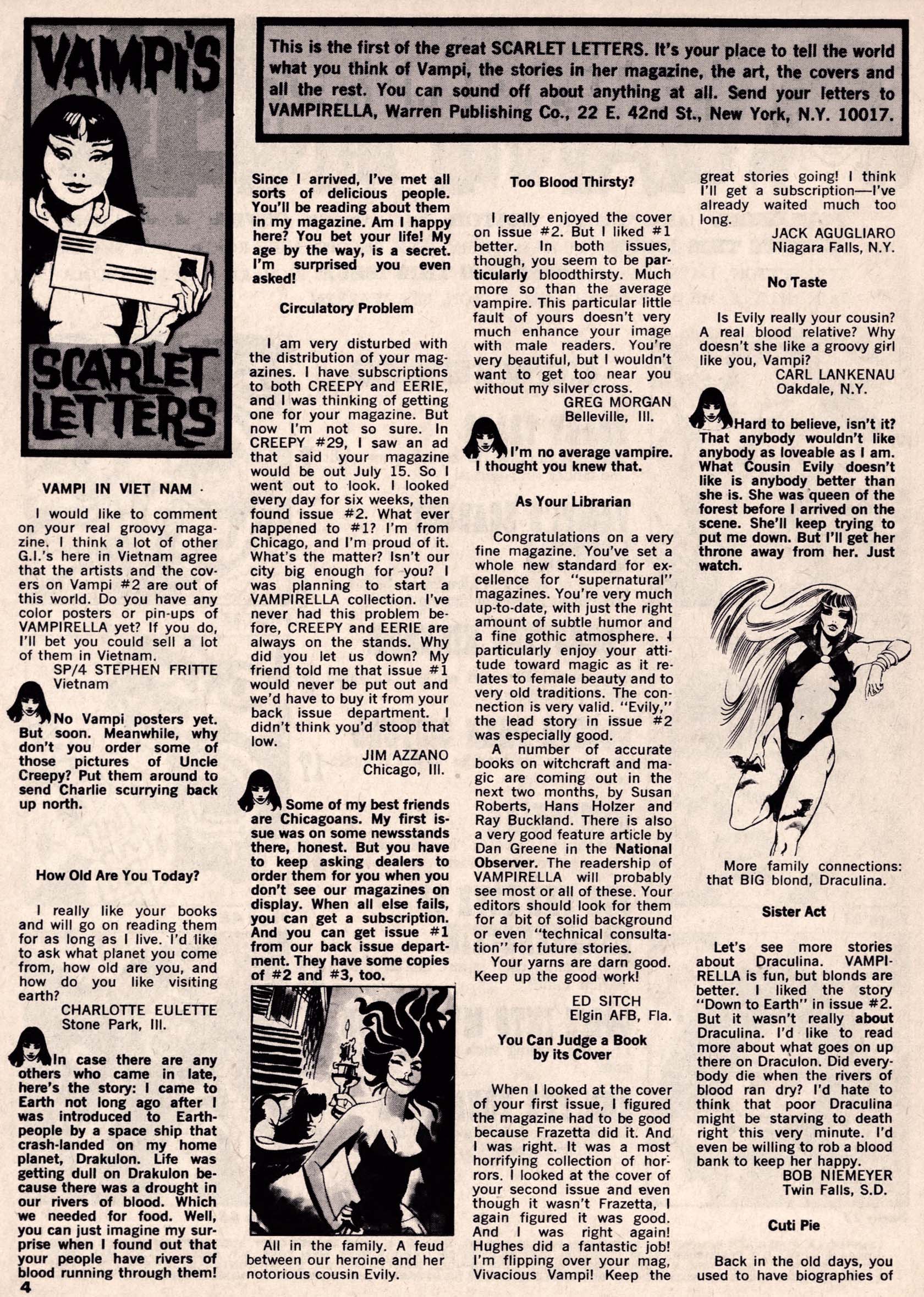 Read online Vampirella (1969) comic -  Issue #4 - 4