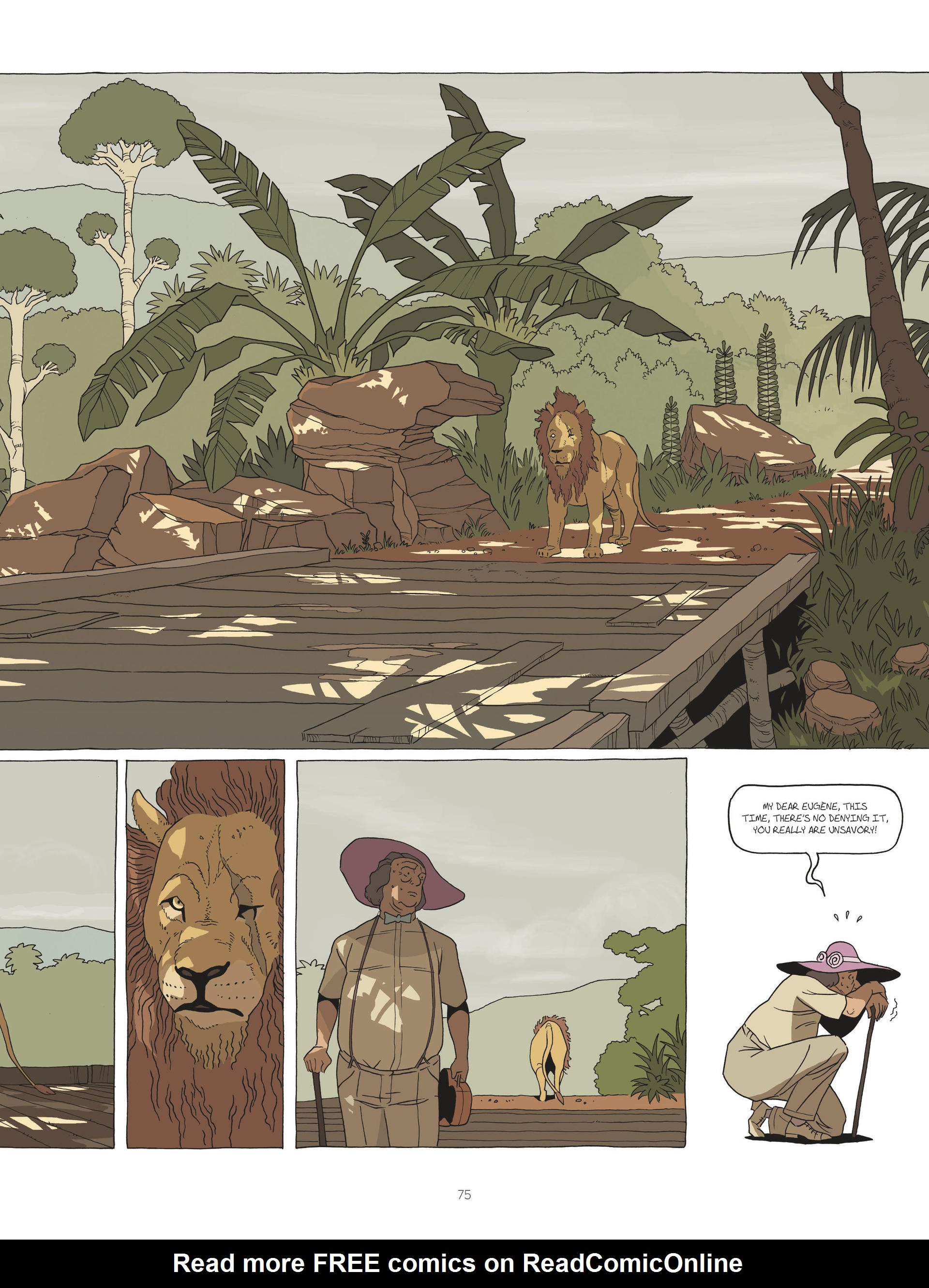 Read online Zidrou-Beuchot's African Trilogy comic -  Issue # TPB 2 - 75