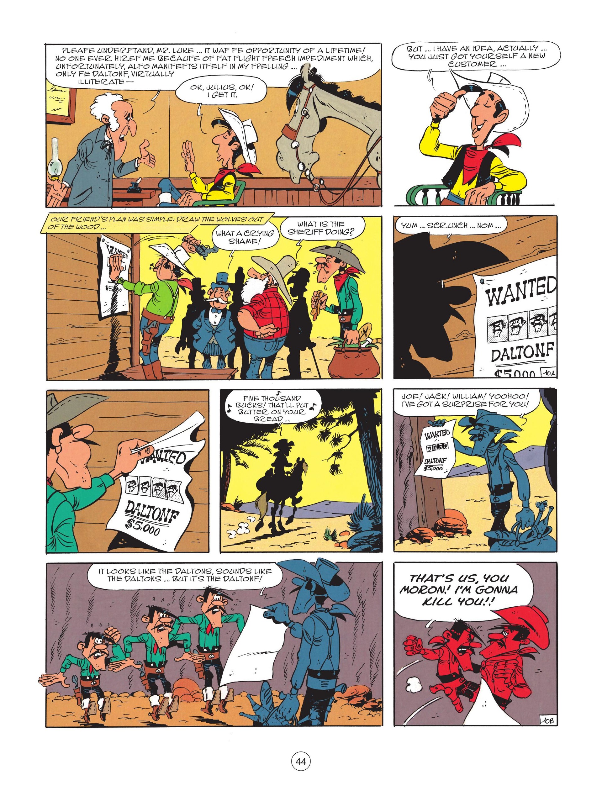 Read online A Lucky Luke Adventure comic -  Issue #80 - 46