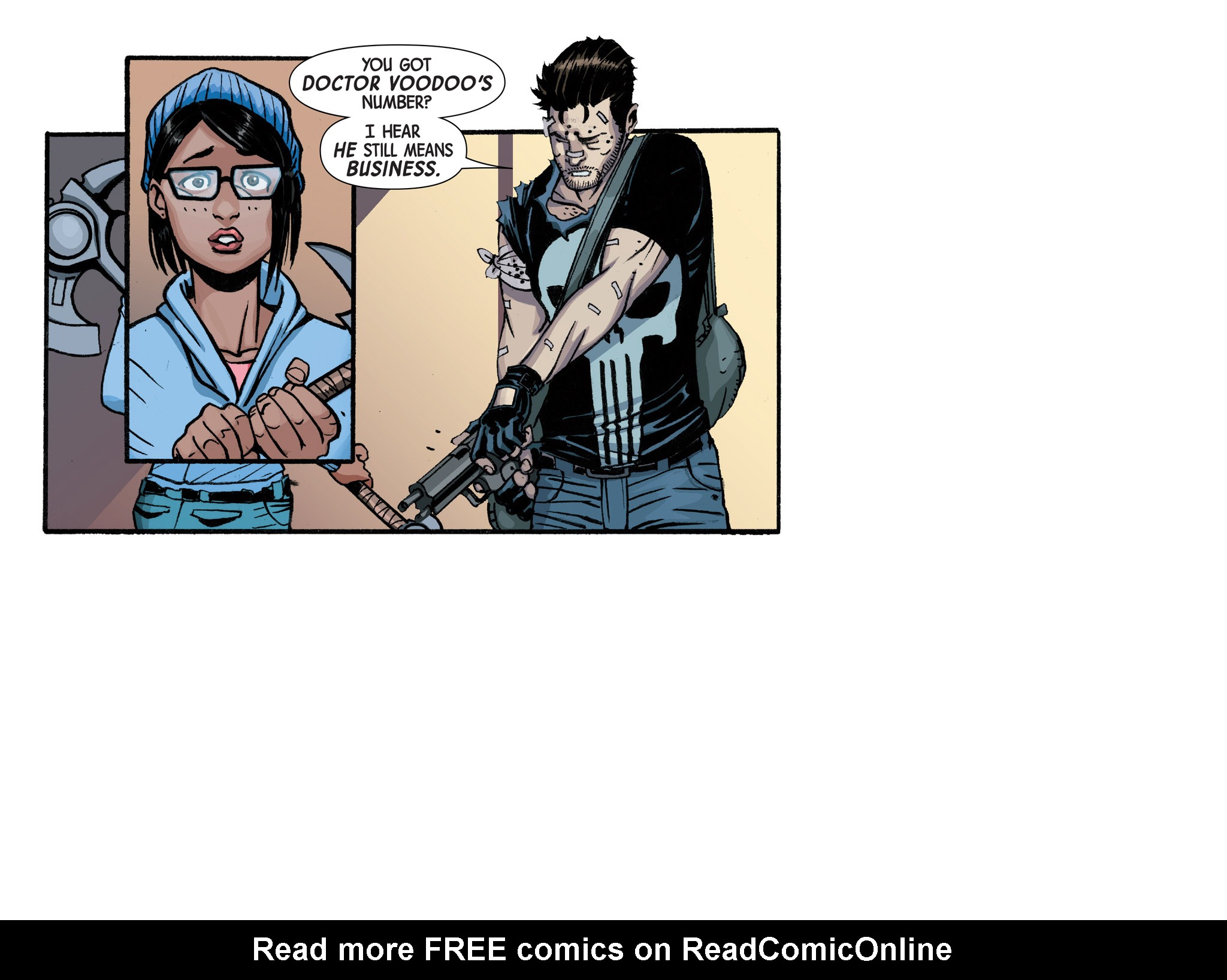 Read online Doctor Strange/Punisher: Magic Bullets Infinite Comic comic -  Issue #2 - 37