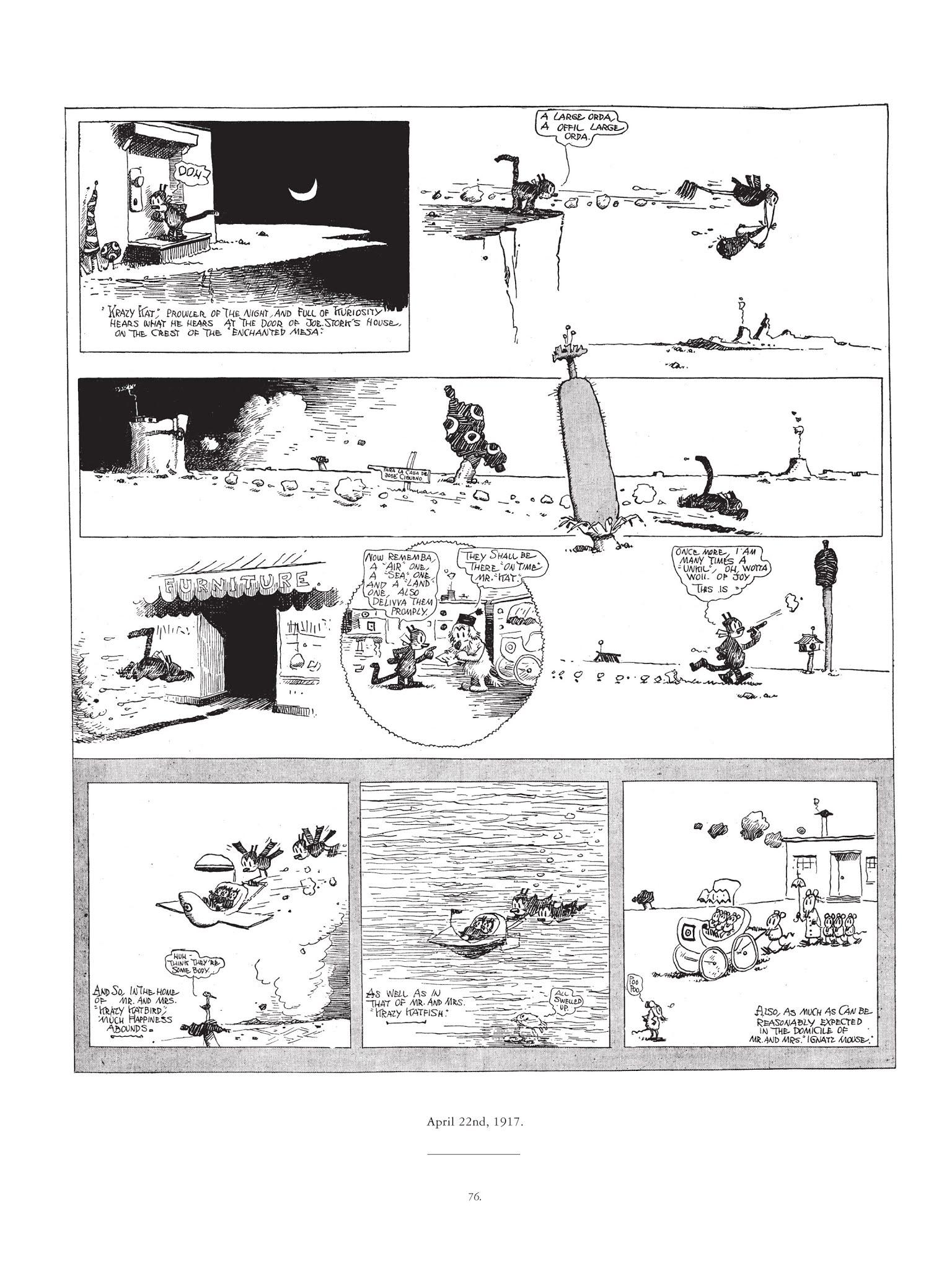 Read online Krazy & Ignatz comic -  Issue # TPB 1 - 76