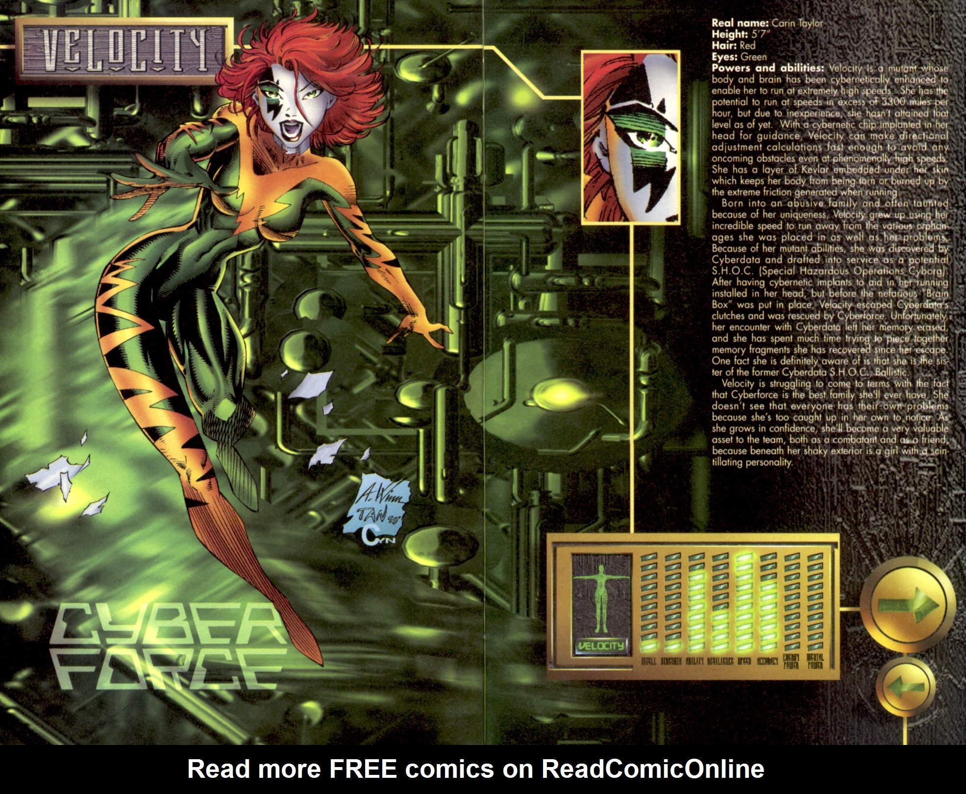 Read online Cyberforce Universe Sourcebook comic -  Issue #2 - 16