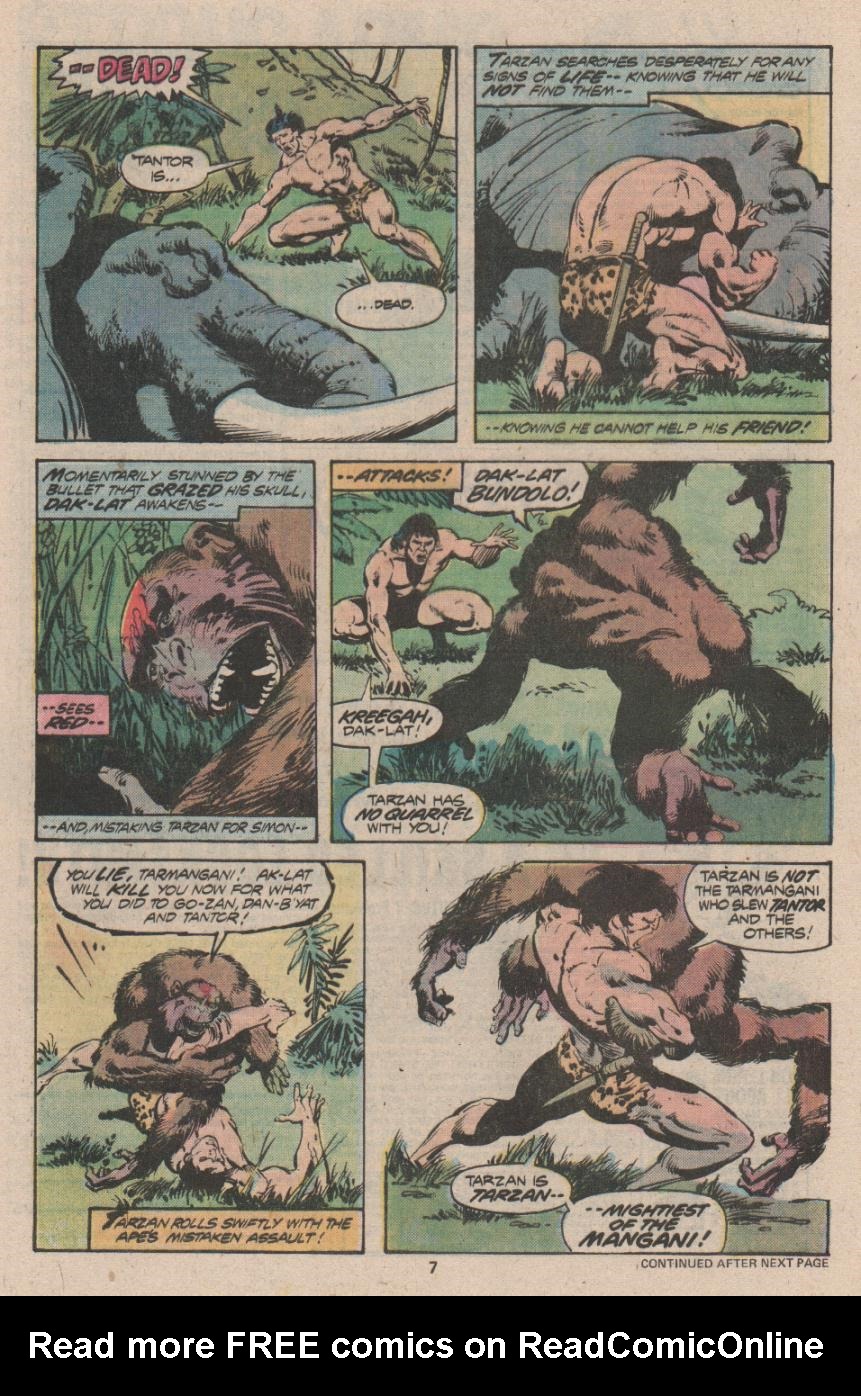 Read online Tarzan (1977) comic -  Issue #16 - 6