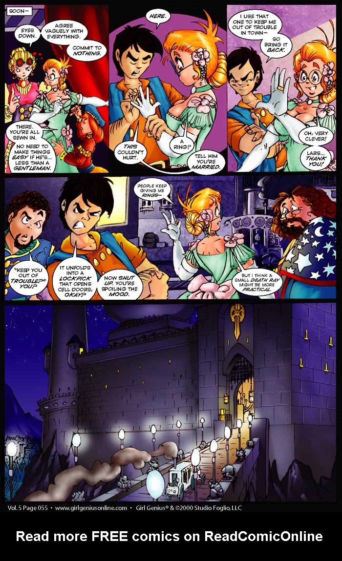 Read online Girl Genius (2002) comic -  Issue #5 - 55