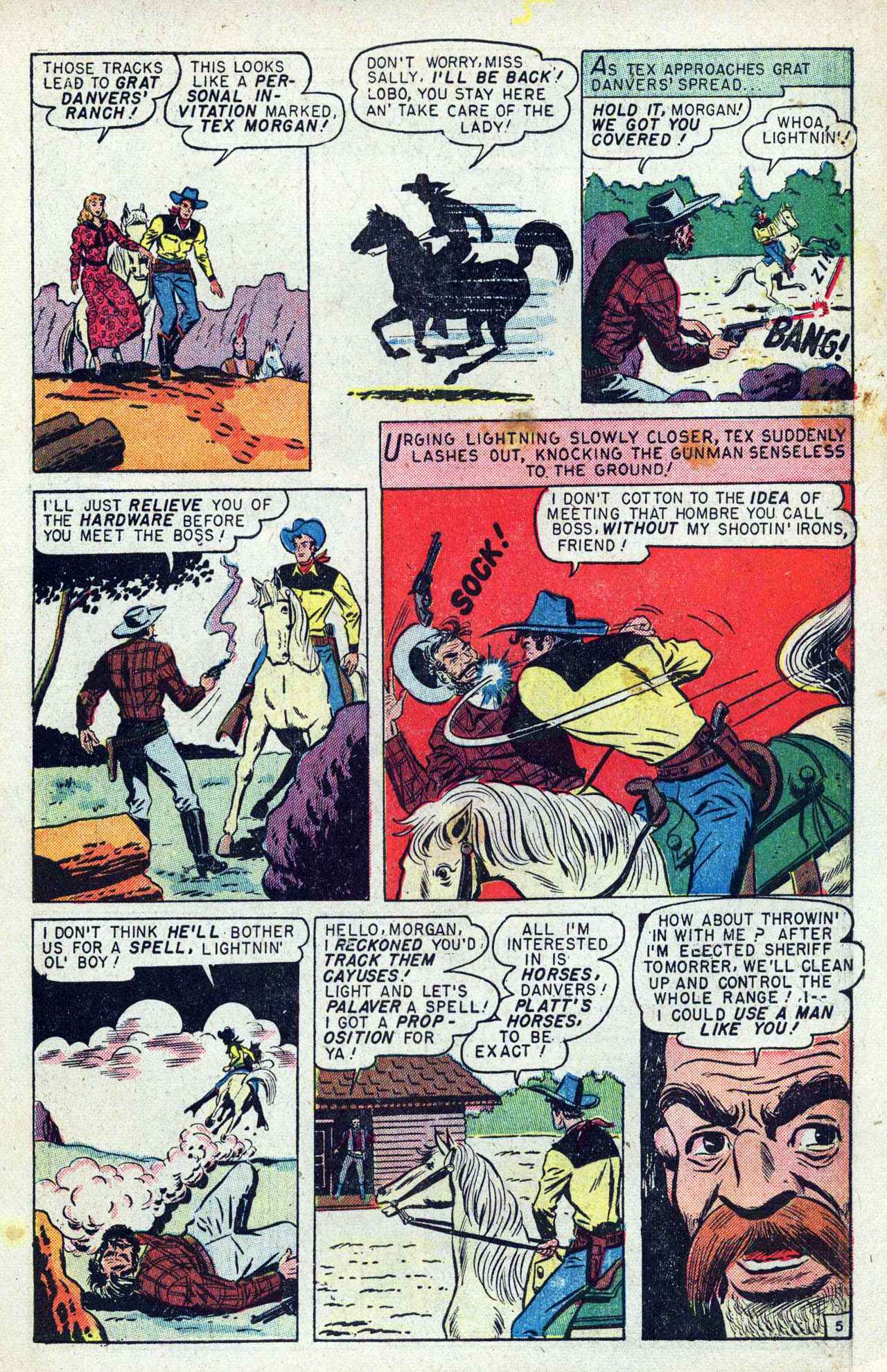 Read online Tex Morgan comic -  Issue #2 - 7
