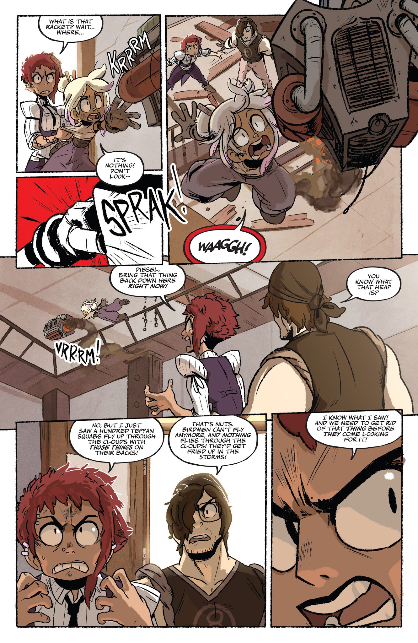 Read online Tyson Hesse's Diesel comic -  Issue #2 - 9