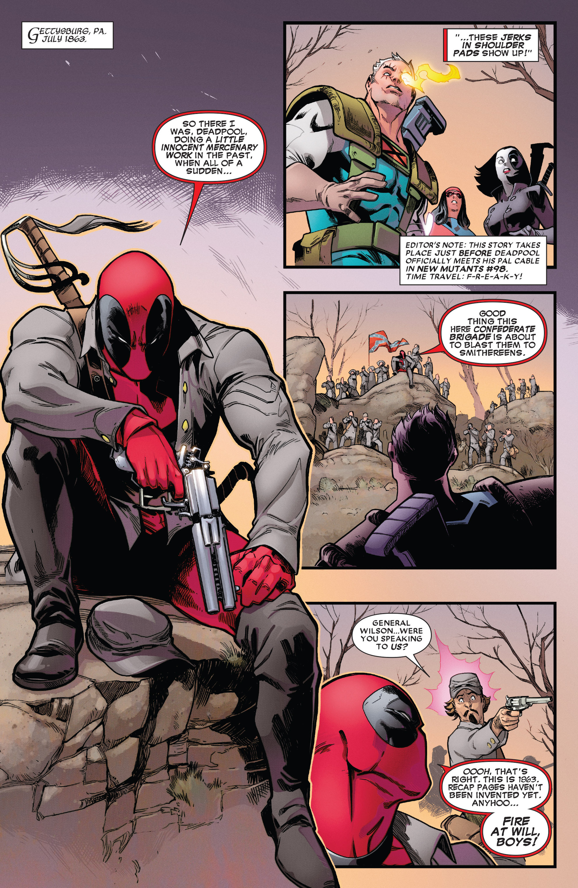 Read online Deadpool vs. X-Force comic -  Issue #2 - 2