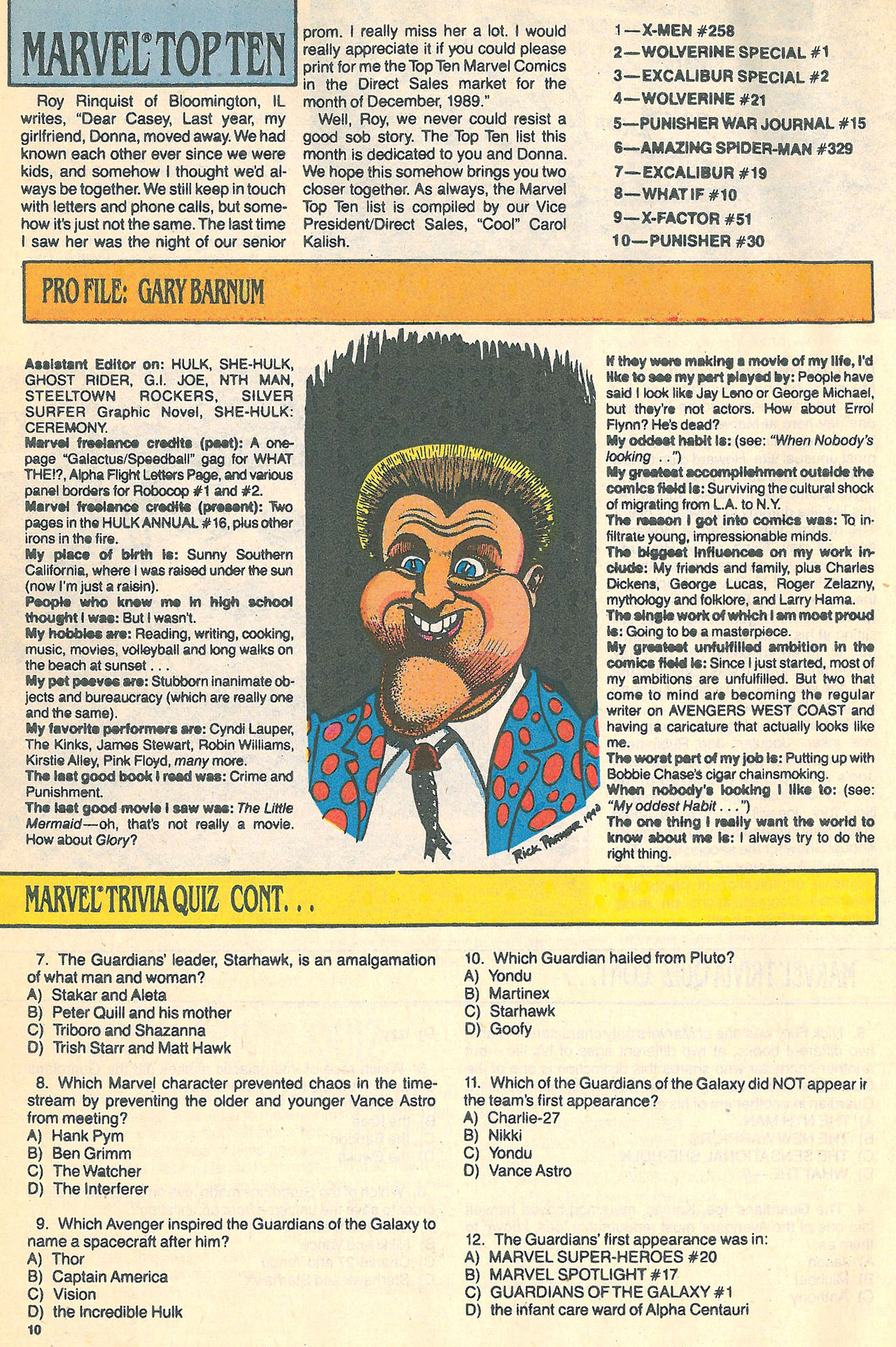 Read online Marvel Age comic -  Issue #88 - 12