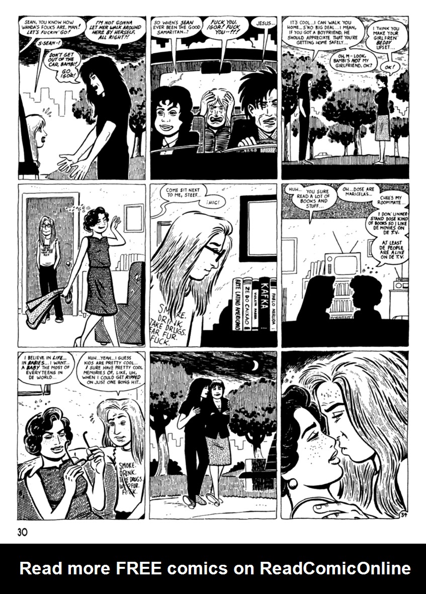 Read online Love and Rockets (1982) comic -  Issue #36 - 32