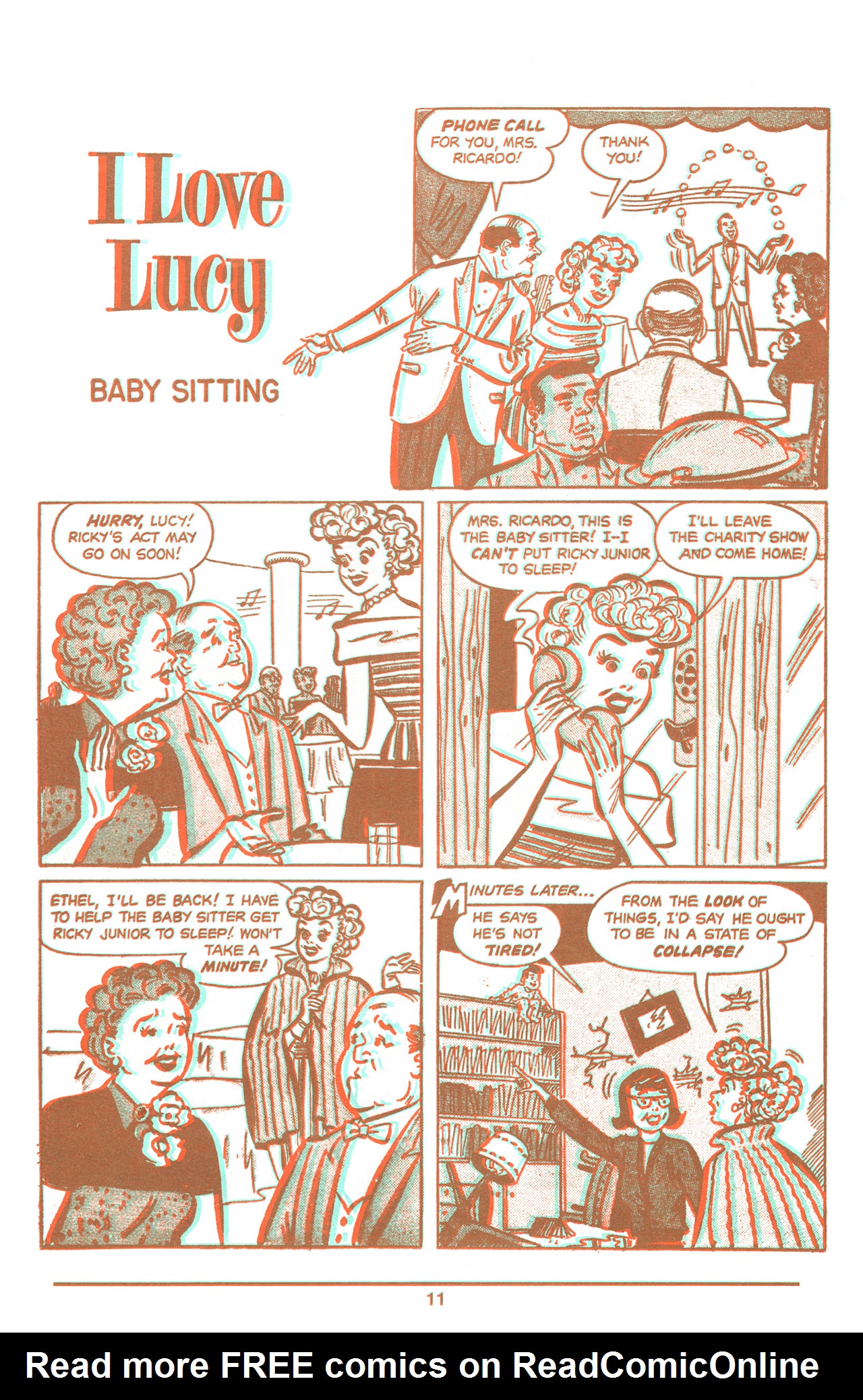 Read online I Love Lucy in 3-D comic -  Issue # Full - 13