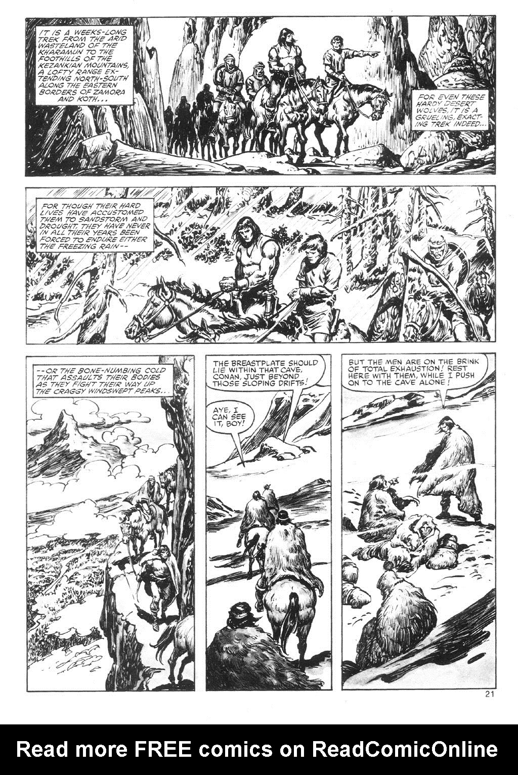 Read online The Savage Sword Of Conan comic -  Issue #87 - 21