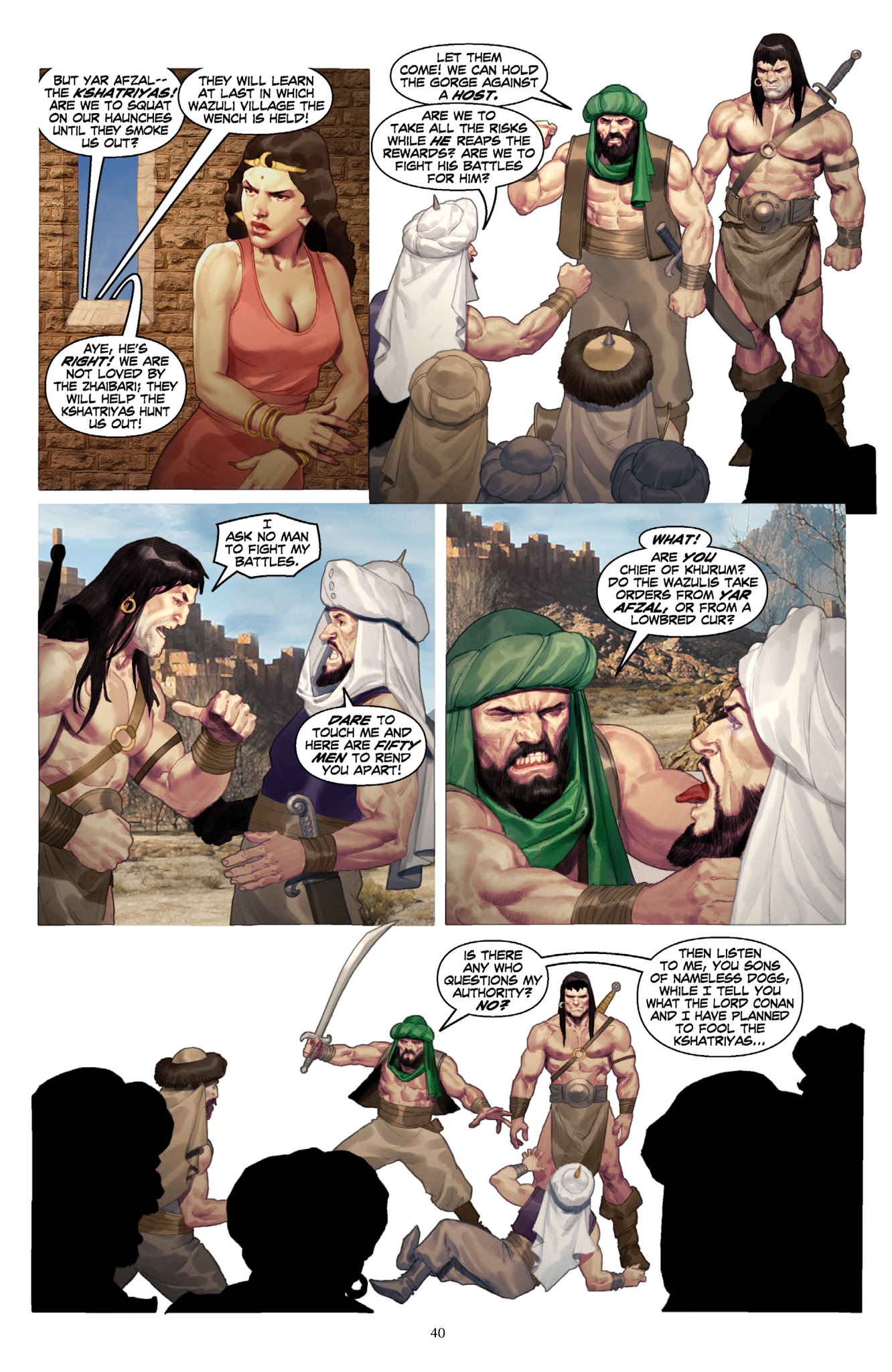 Read online Conan and the People of the Black Circle comic -  Issue # _TPB - 42