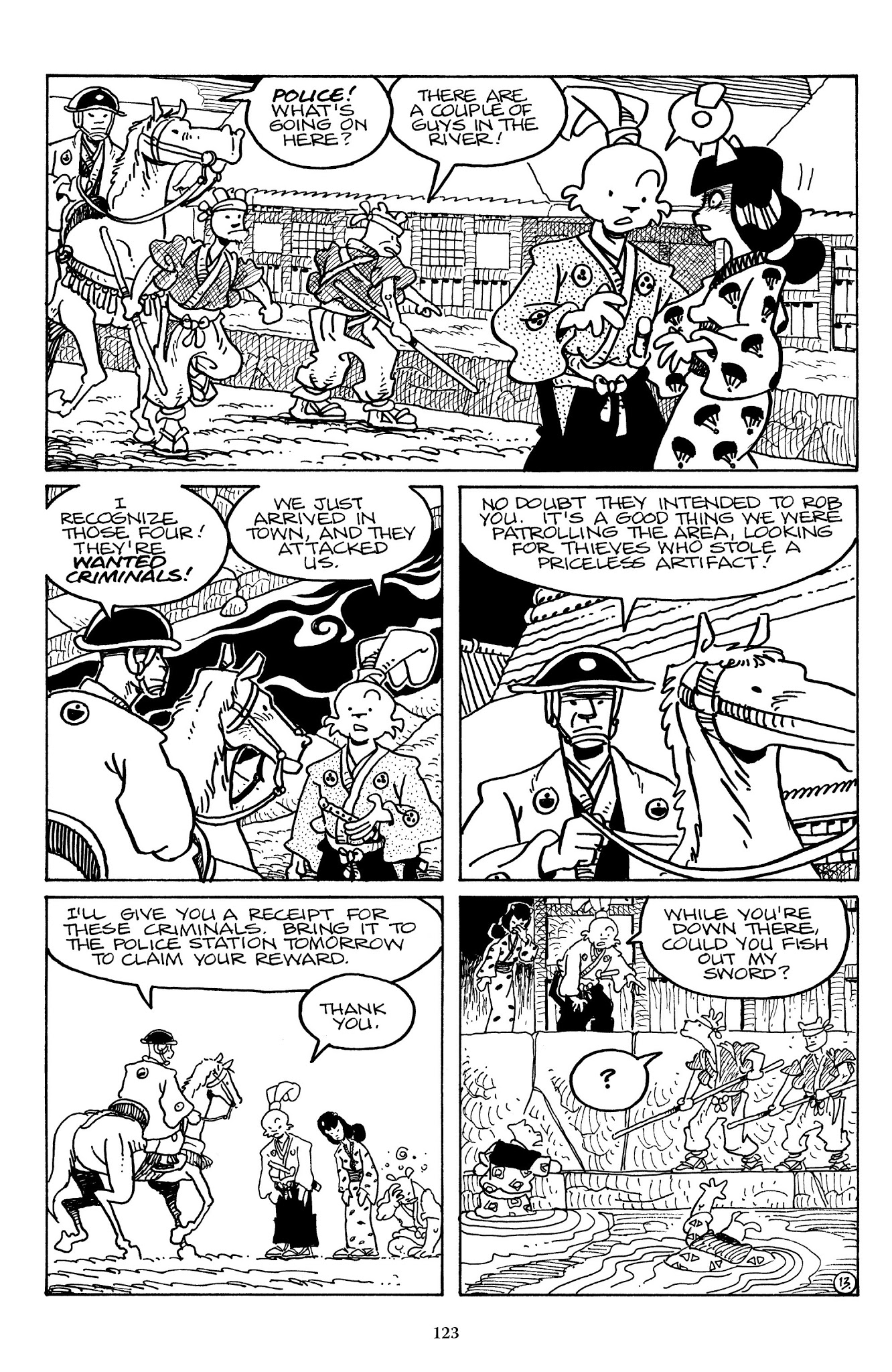 Read online The Usagi Yojimbo Saga comic -  Issue # TPB 6 - 122