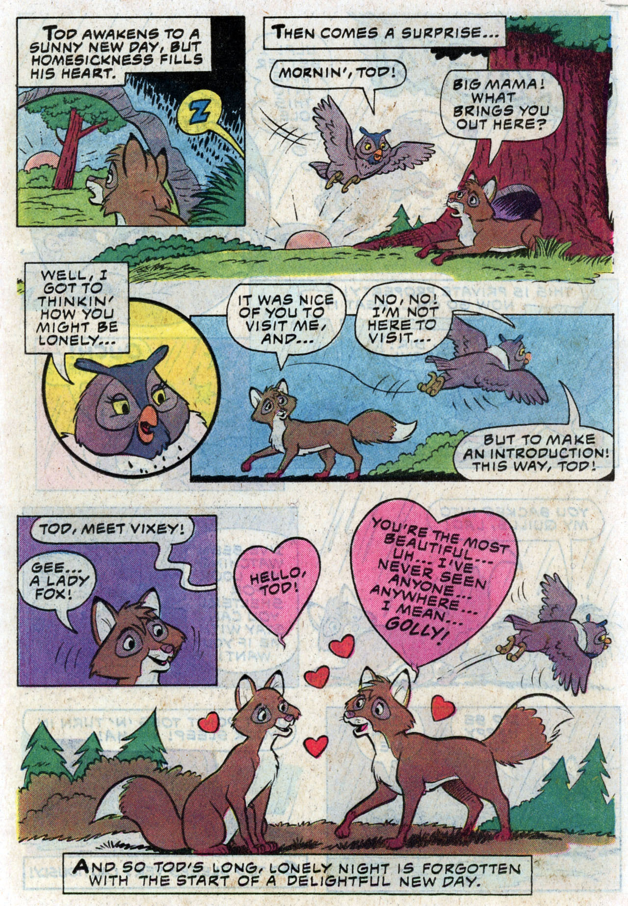Read online Walt Disney Productions' The Fox and the Hound comic -  Issue #2 - 18