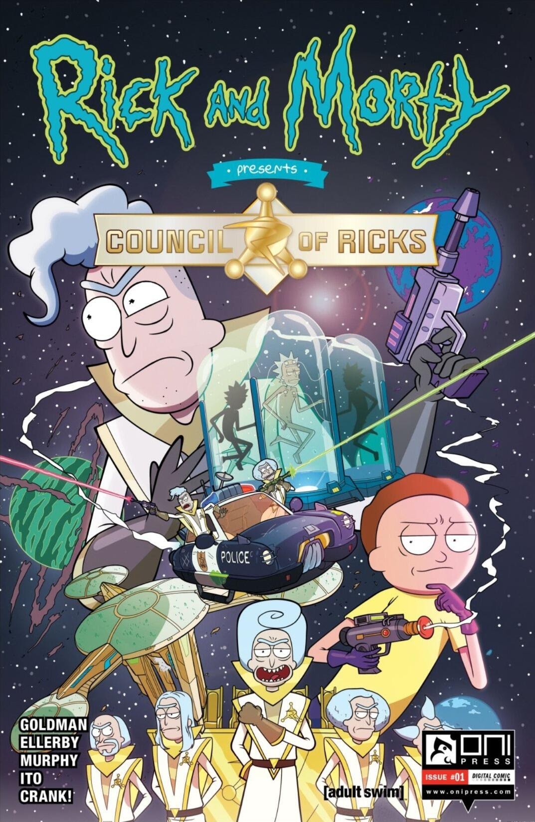 Read online Rick and Morty Presents: The Council of Ricks comic -  Issue # Full - 1