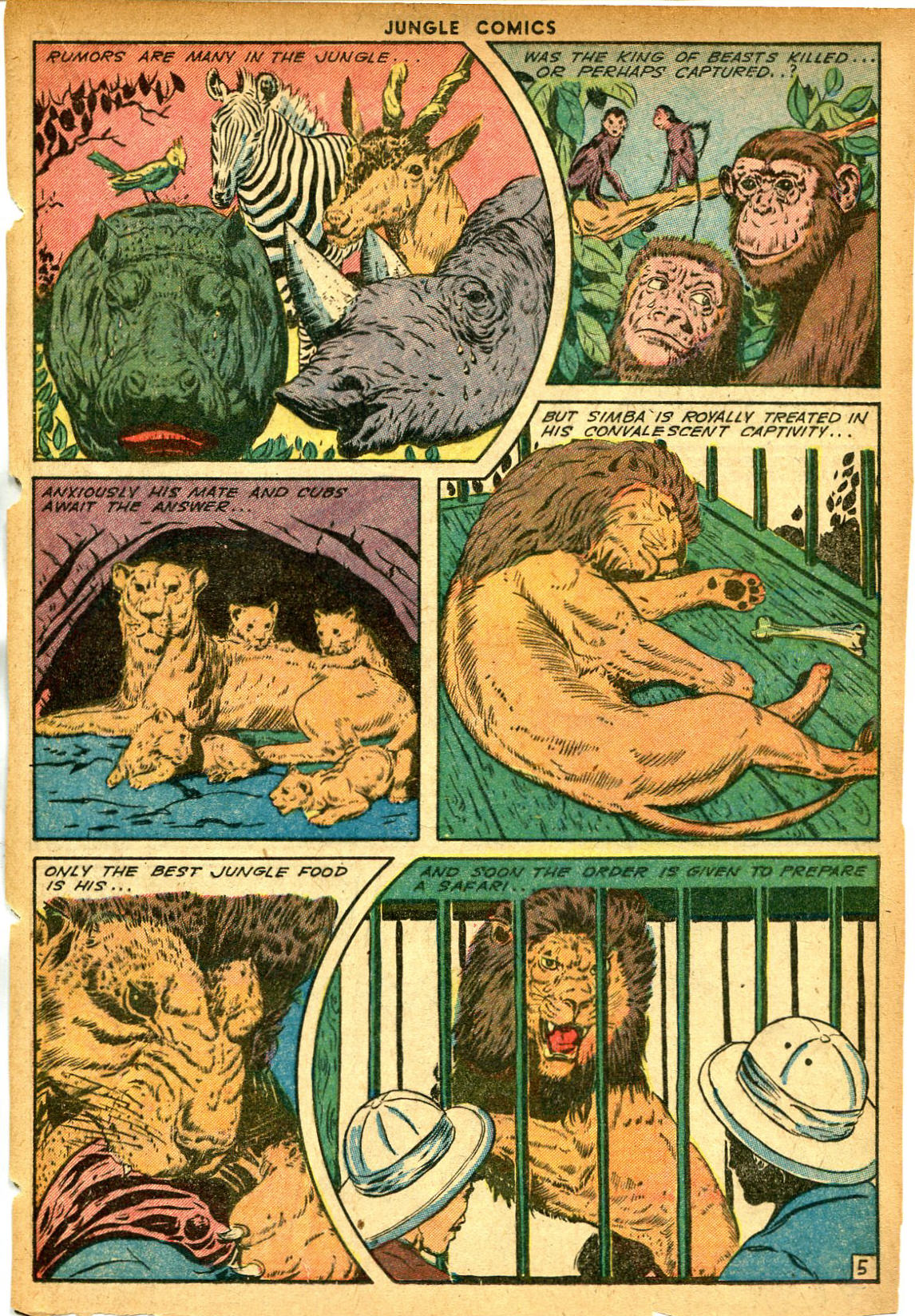 Read online Jungle Comics comic -  Issue #58 - 35