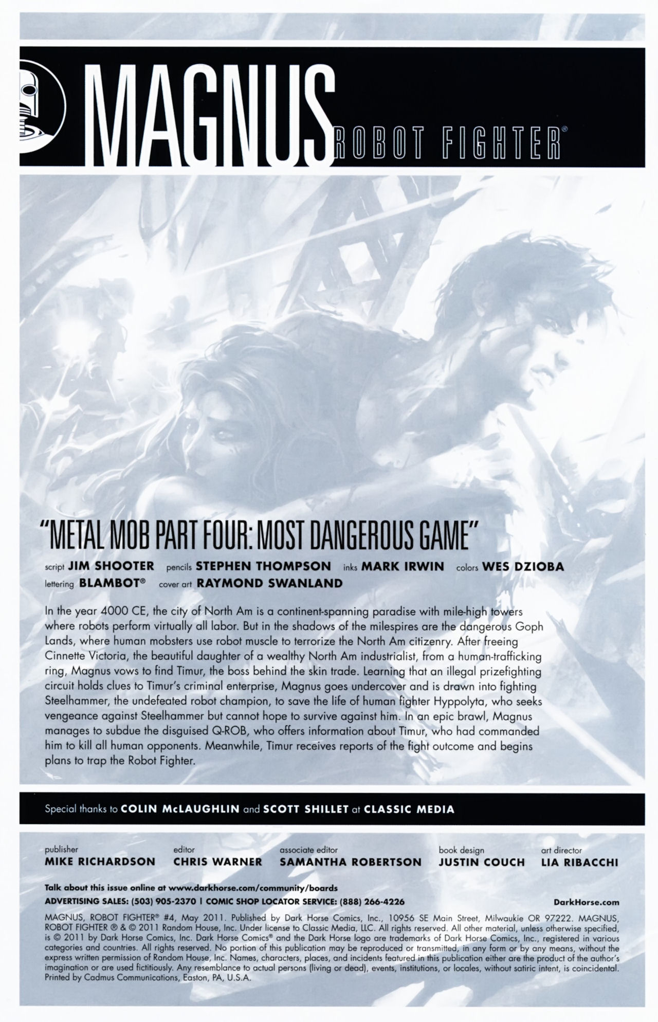 Read online Magnus, Robot Fighter (2010) comic -  Issue #4 - 2