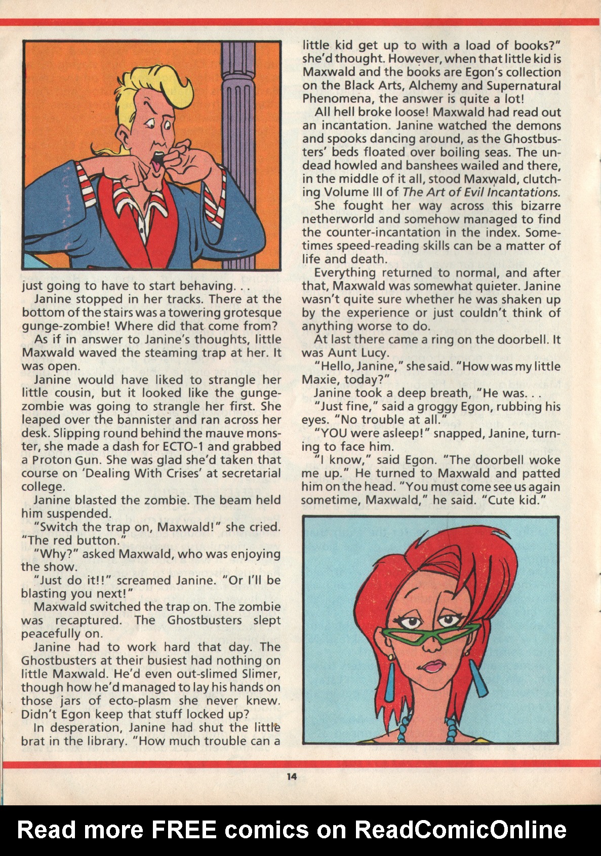 Read online The Real Ghostbusters comic -  Issue #22 - 14