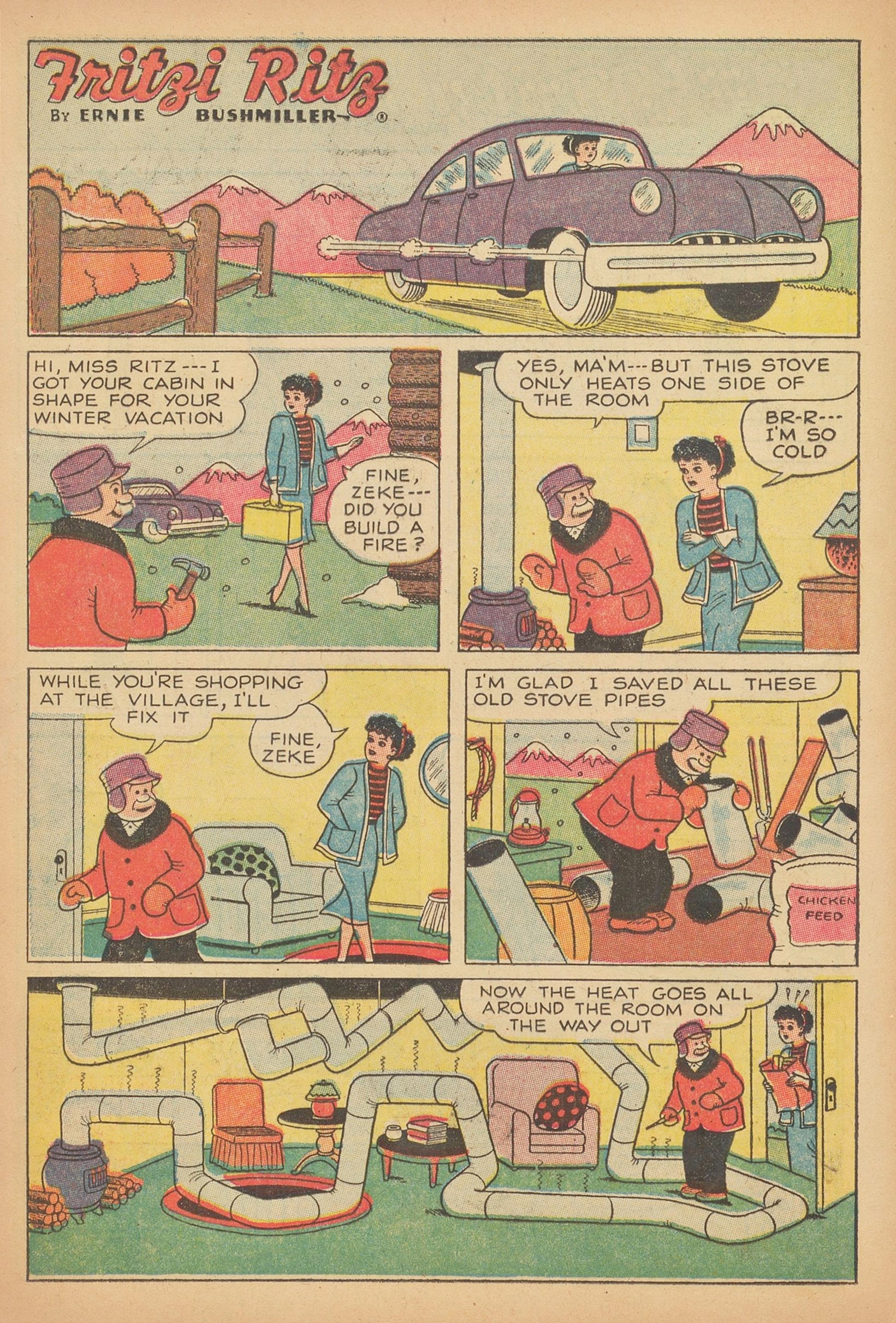 Read online Fritzi Ritz (1953) comic -  Issue #37 - 12
