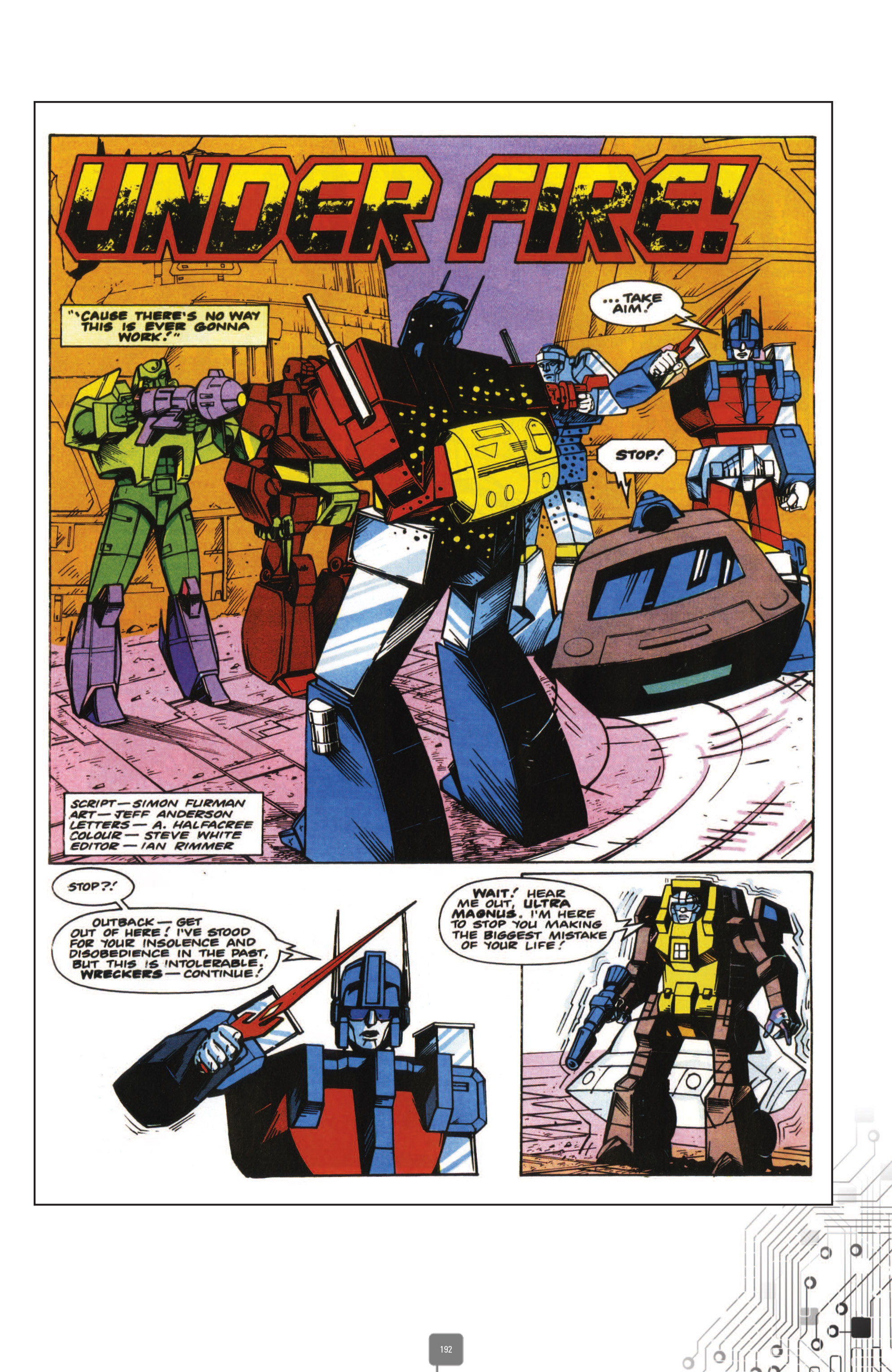 Read online The Transformers Classics UK comic -  Issue # TPB 3 - 193