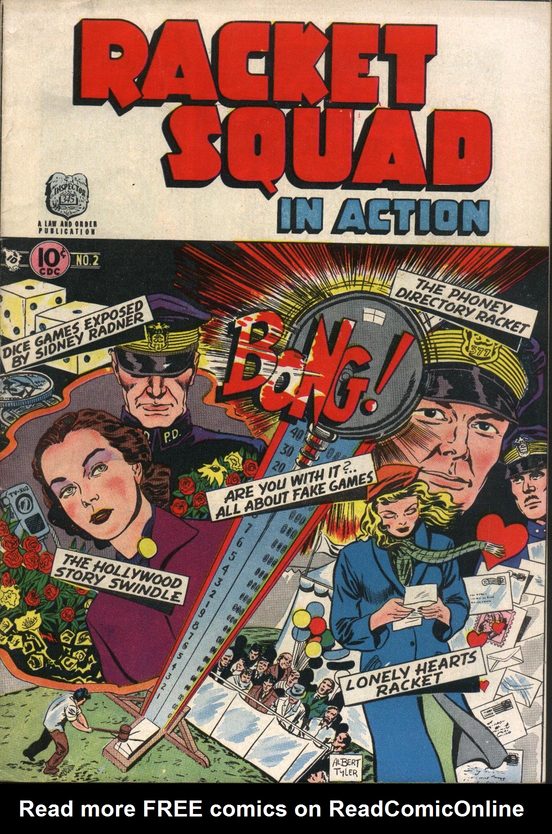 Read online Racket Squad in Action comic -  Issue #2 - 1