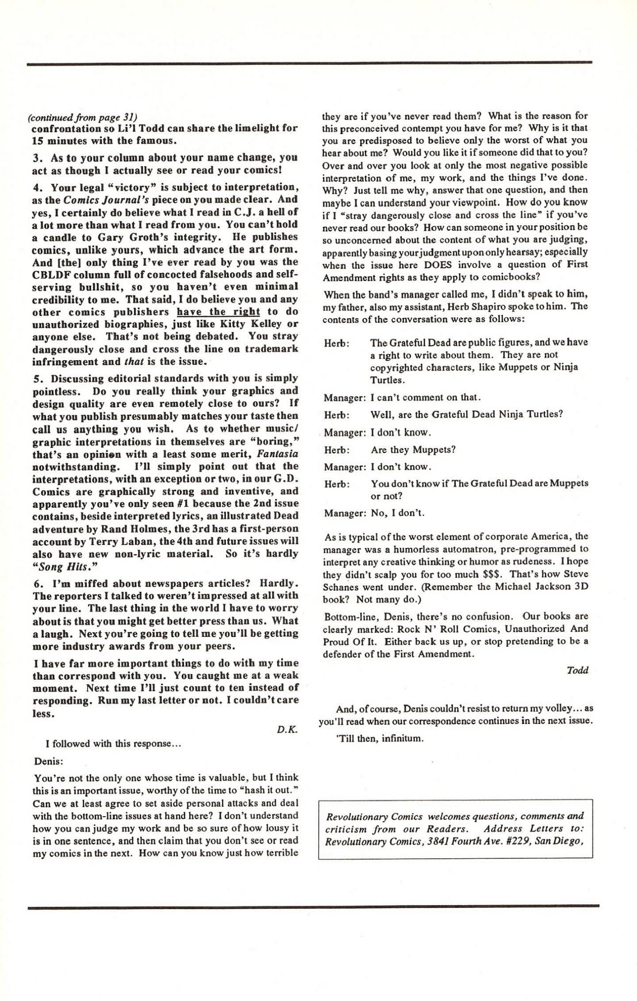 Read online Rock N' Roll Comics comic -  Issue #46 - 35