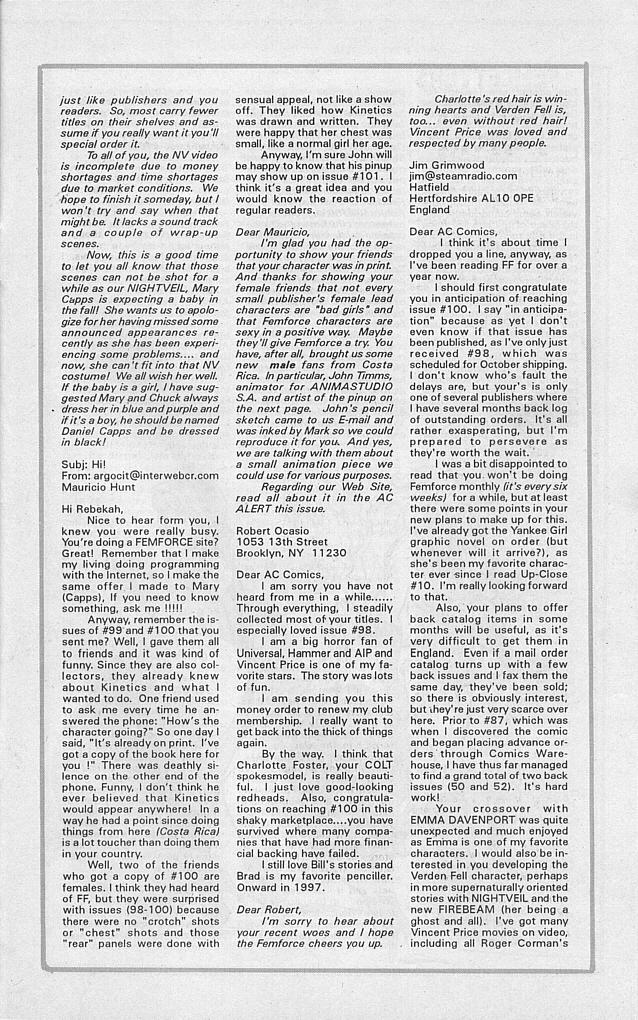 Read online Femforce comic -  Issue #101 - 30