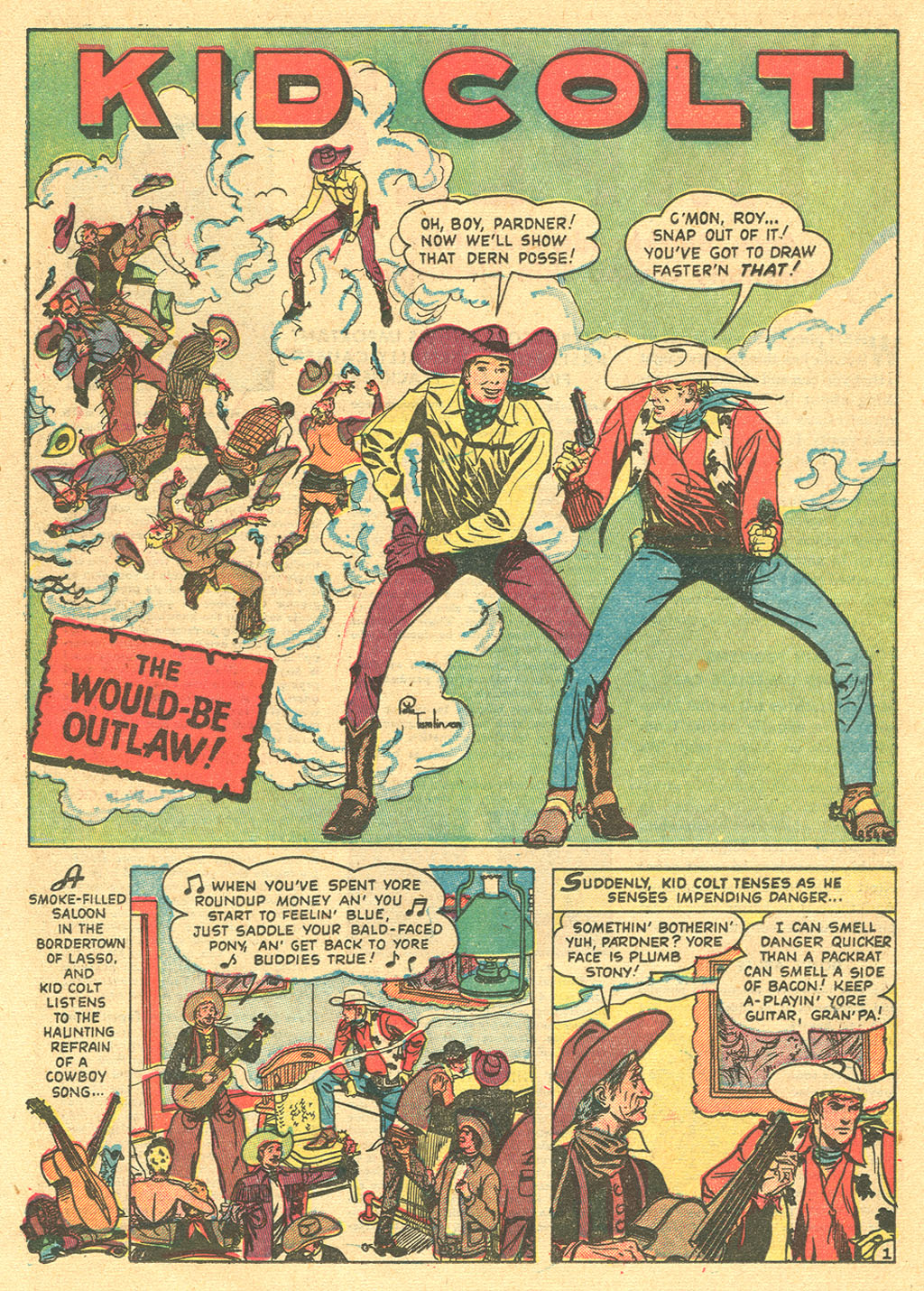 Read online Kid Colt Outlaw comic -  Issue #17 - 26