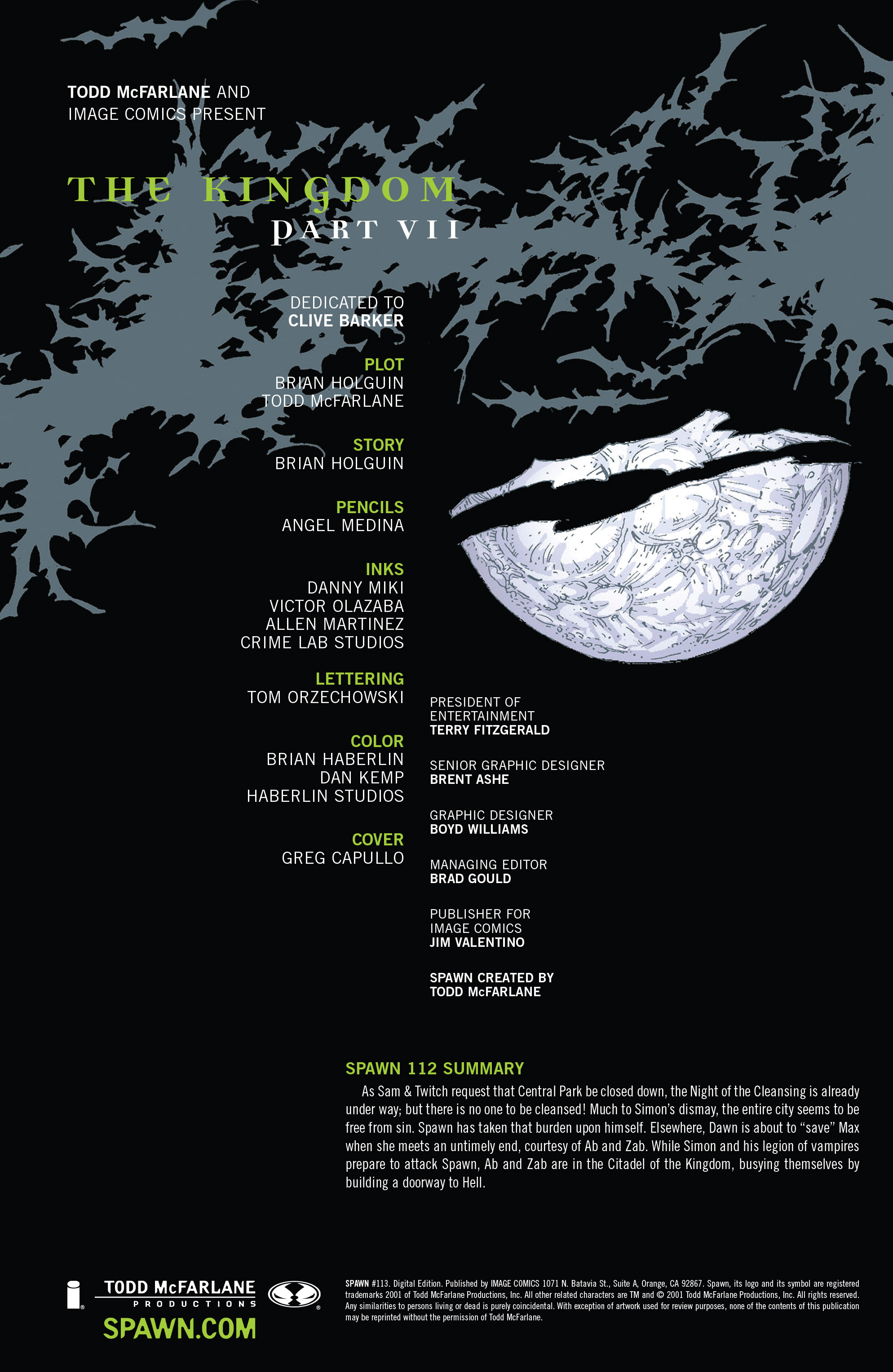 Read online Spawn comic -  Issue #113 - 2