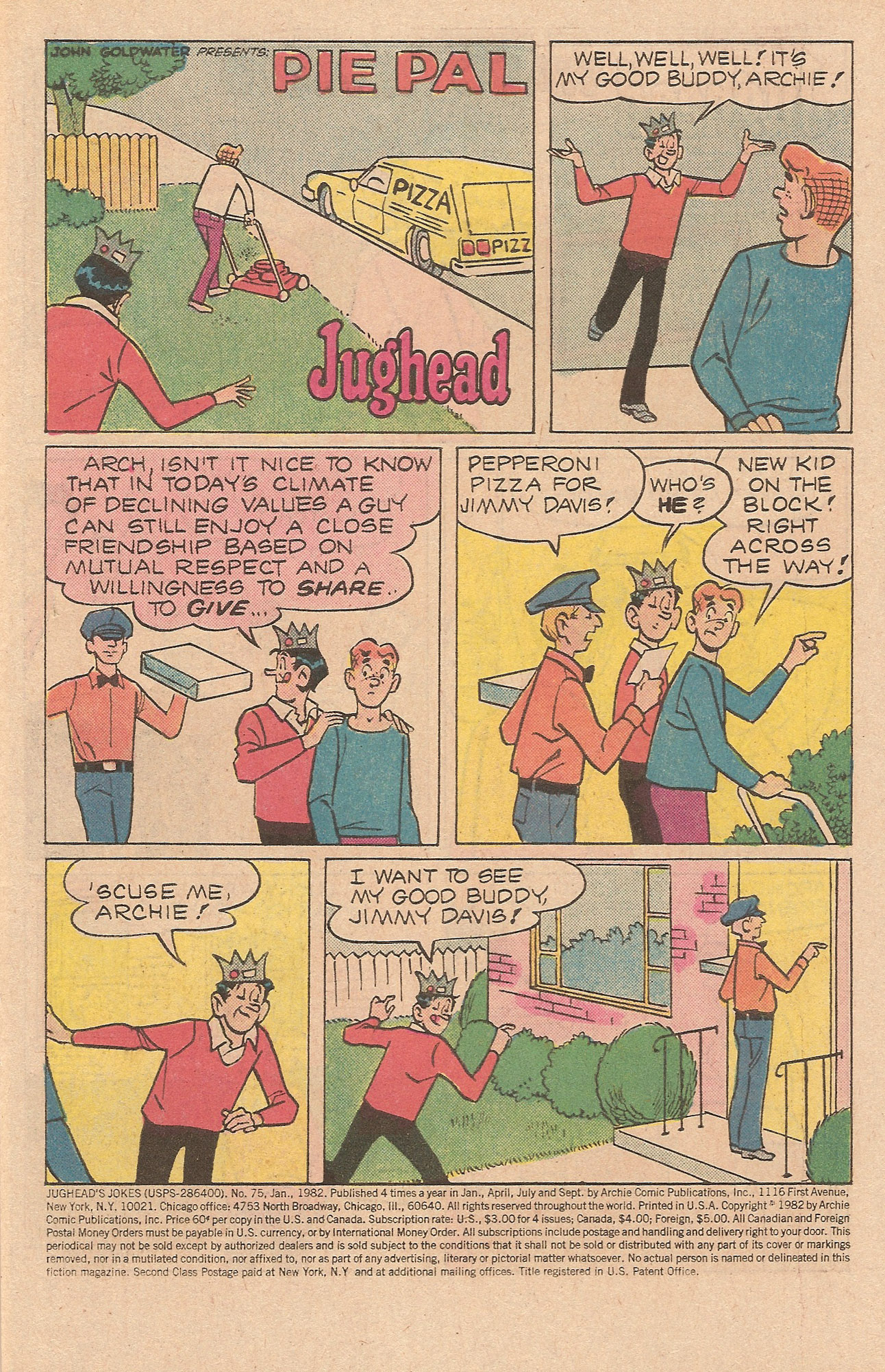Read online Jughead's Jokes comic -  Issue #75 - 3
