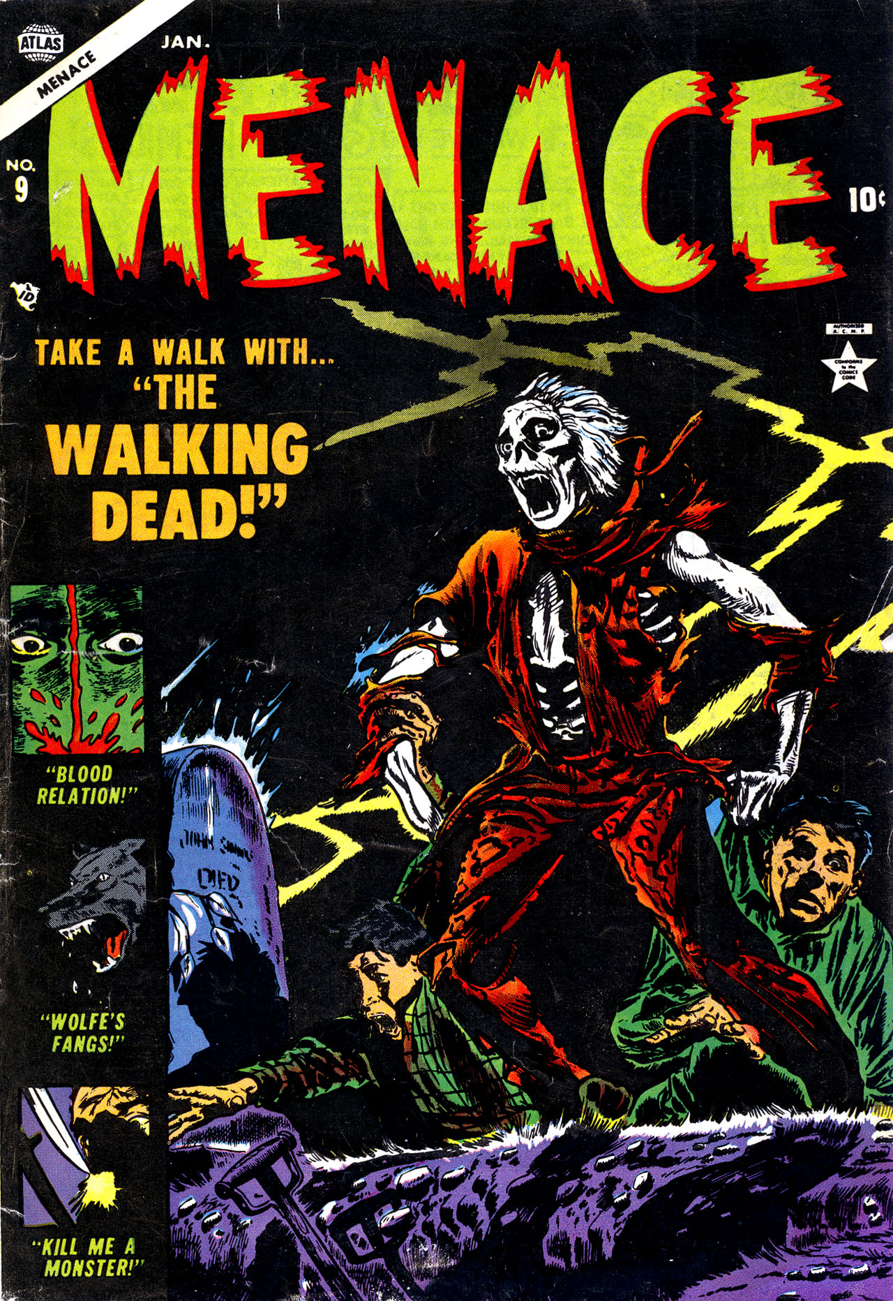 Read online Menace comic -  Issue #9 - 1