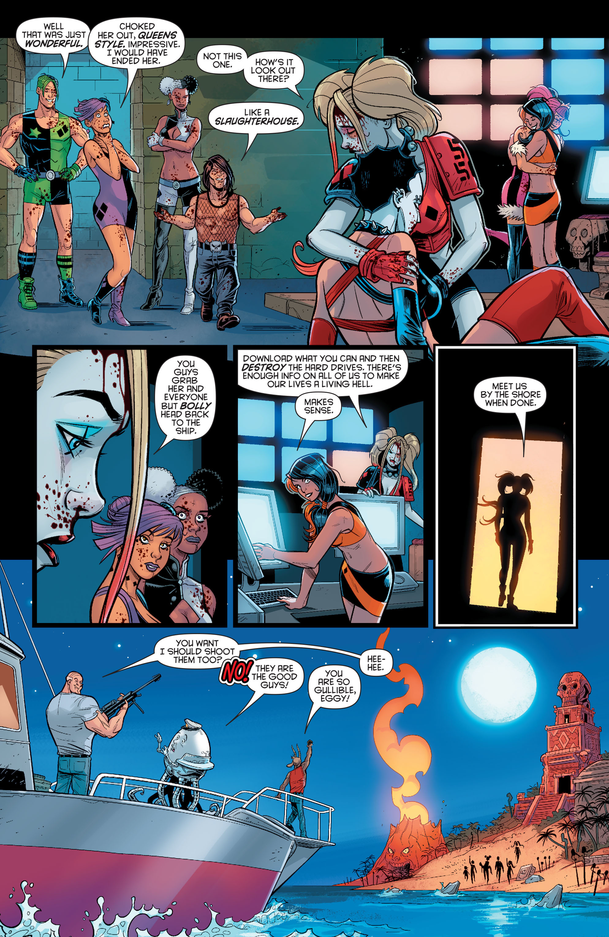 Read online Harley Quinn And Her Gang Of Harleys comic -  Issue #6 - 18