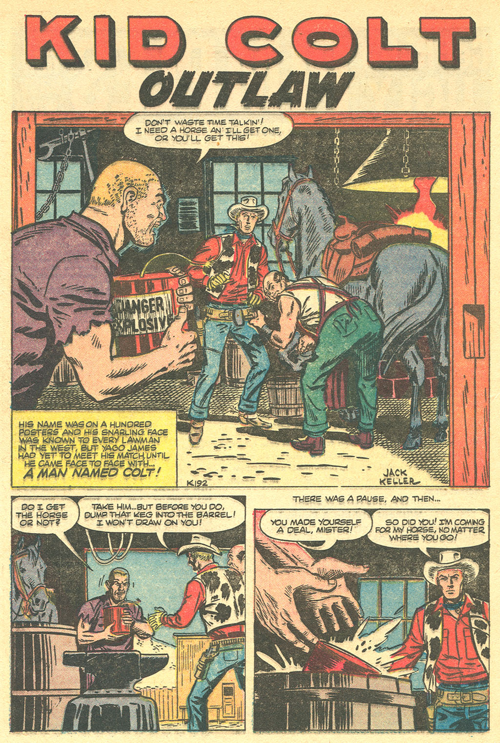 Read online Kid Colt Outlaw comic -  Issue #64 - 16
