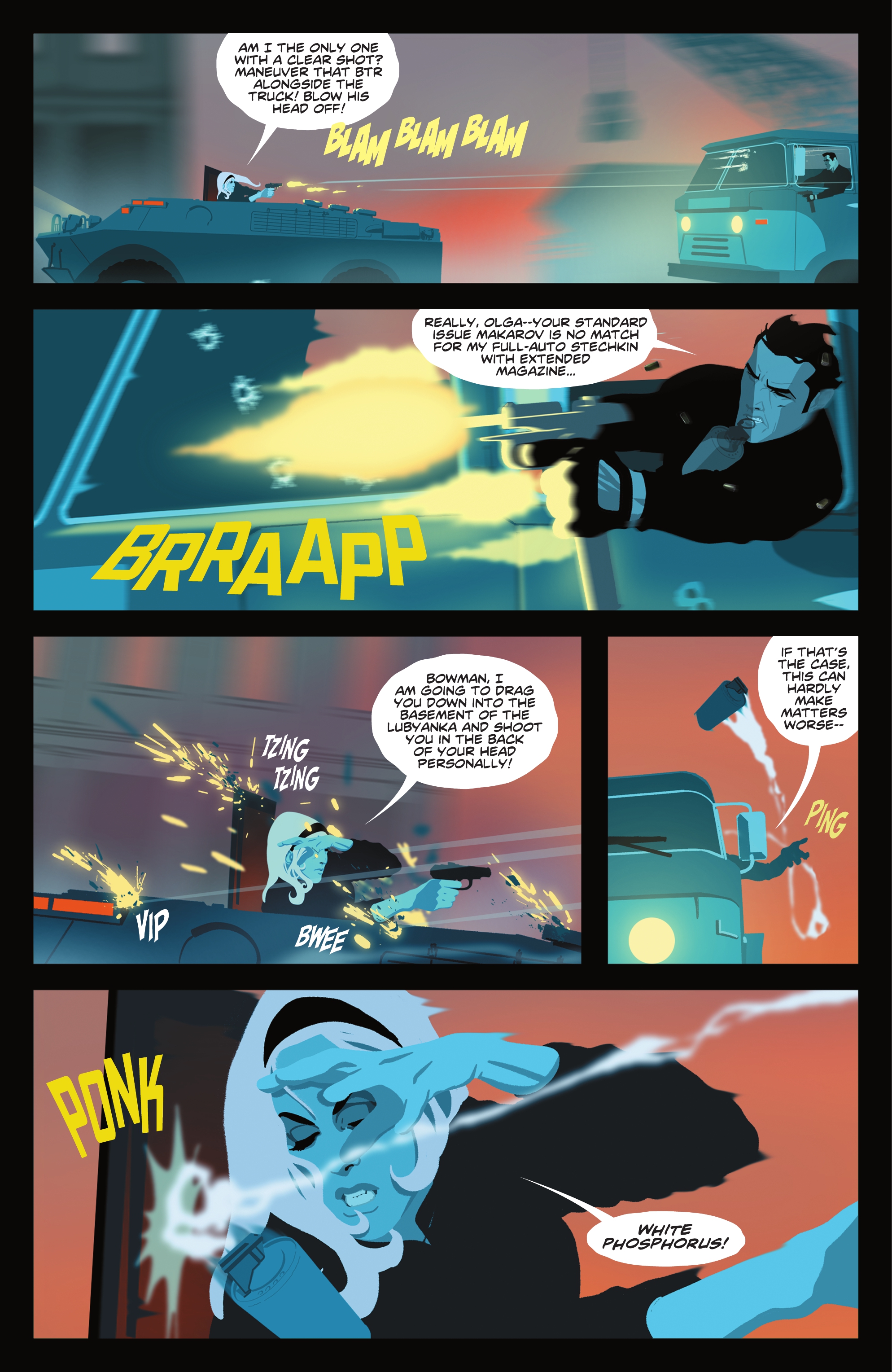 Read online Spy Hunter & Paper Boy comic -  Issue #1 - 4
