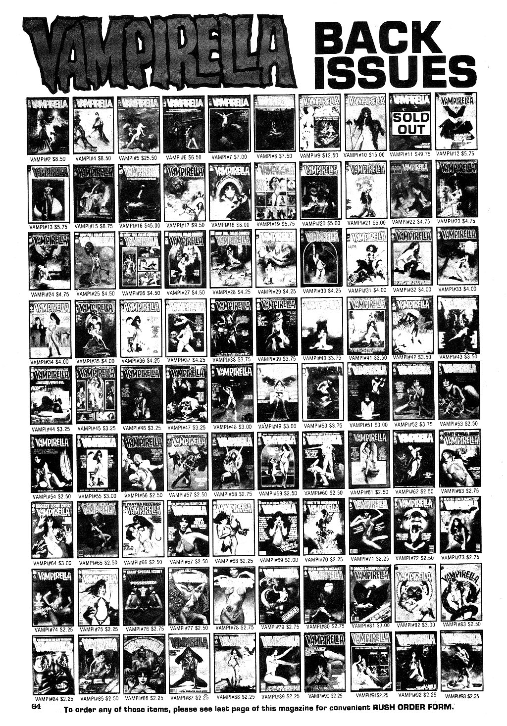 Read online Vampirella (1969) comic -  Issue #104 - 64