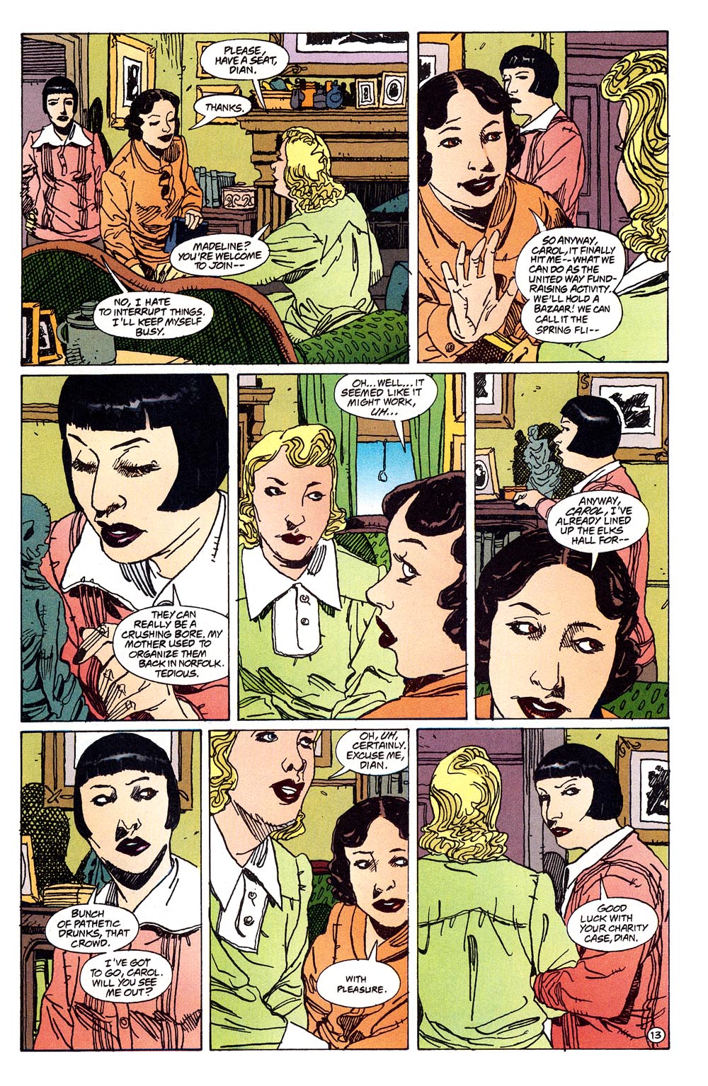 Read online Sandman Mystery Theatre comic -  Issue #13 - 13