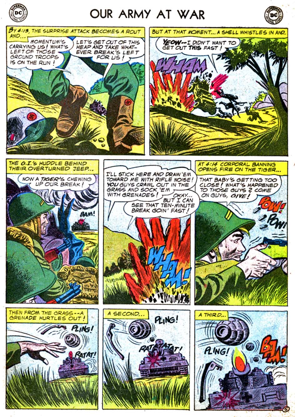 Read online Our Army at War (1952) comic -  Issue #57 - 7