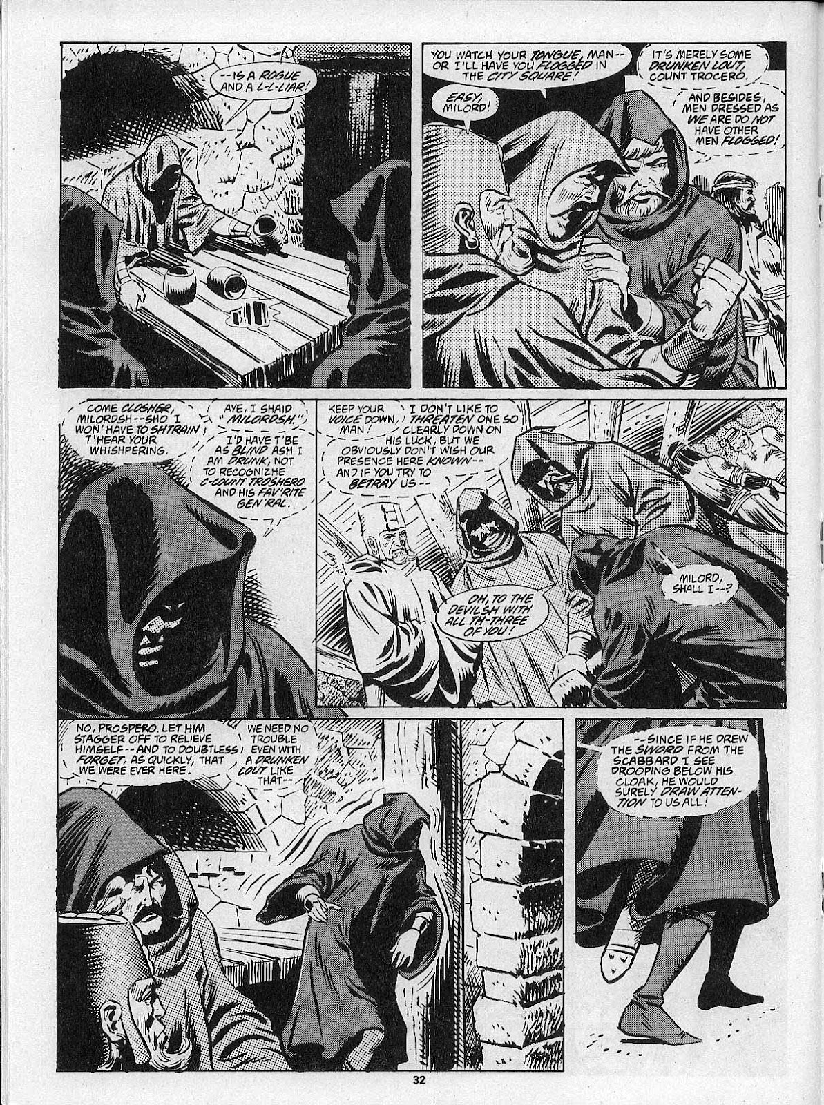 The Savage Sword Of Conan issue 201 - Page 34