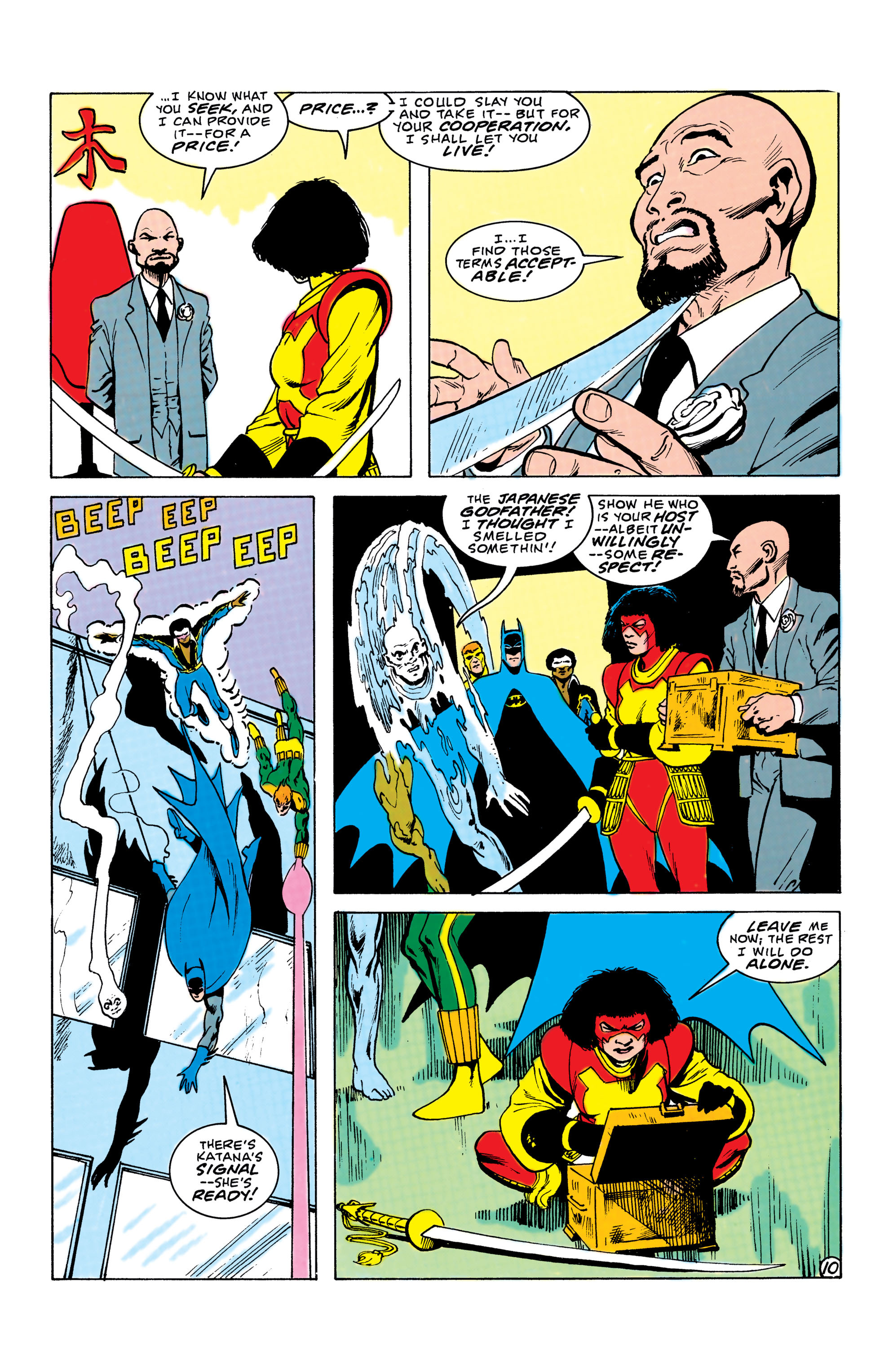 Read online Batman and the Outsiders (1983) comic -  Issue #23 - 10