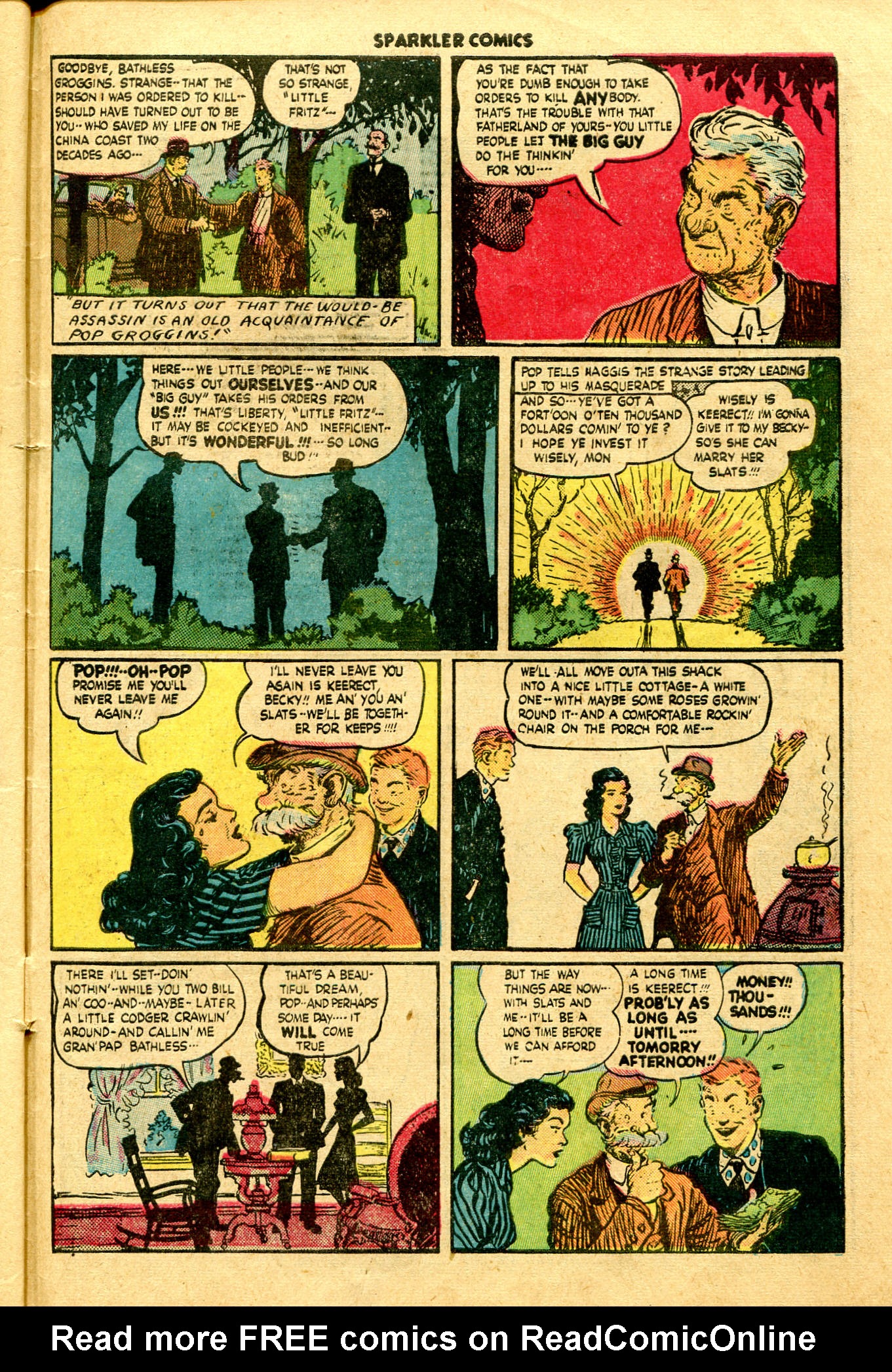 Read online Sparkler Comics comic -  Issue #38 - 43