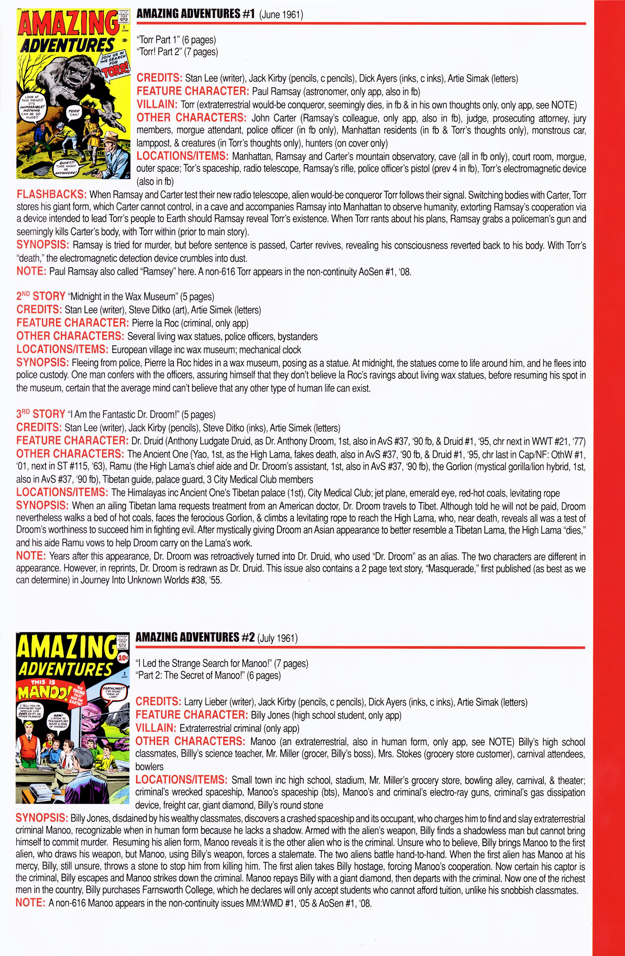 Read online Official Index to the Marvel Universe comic -  Issue #14 - 19