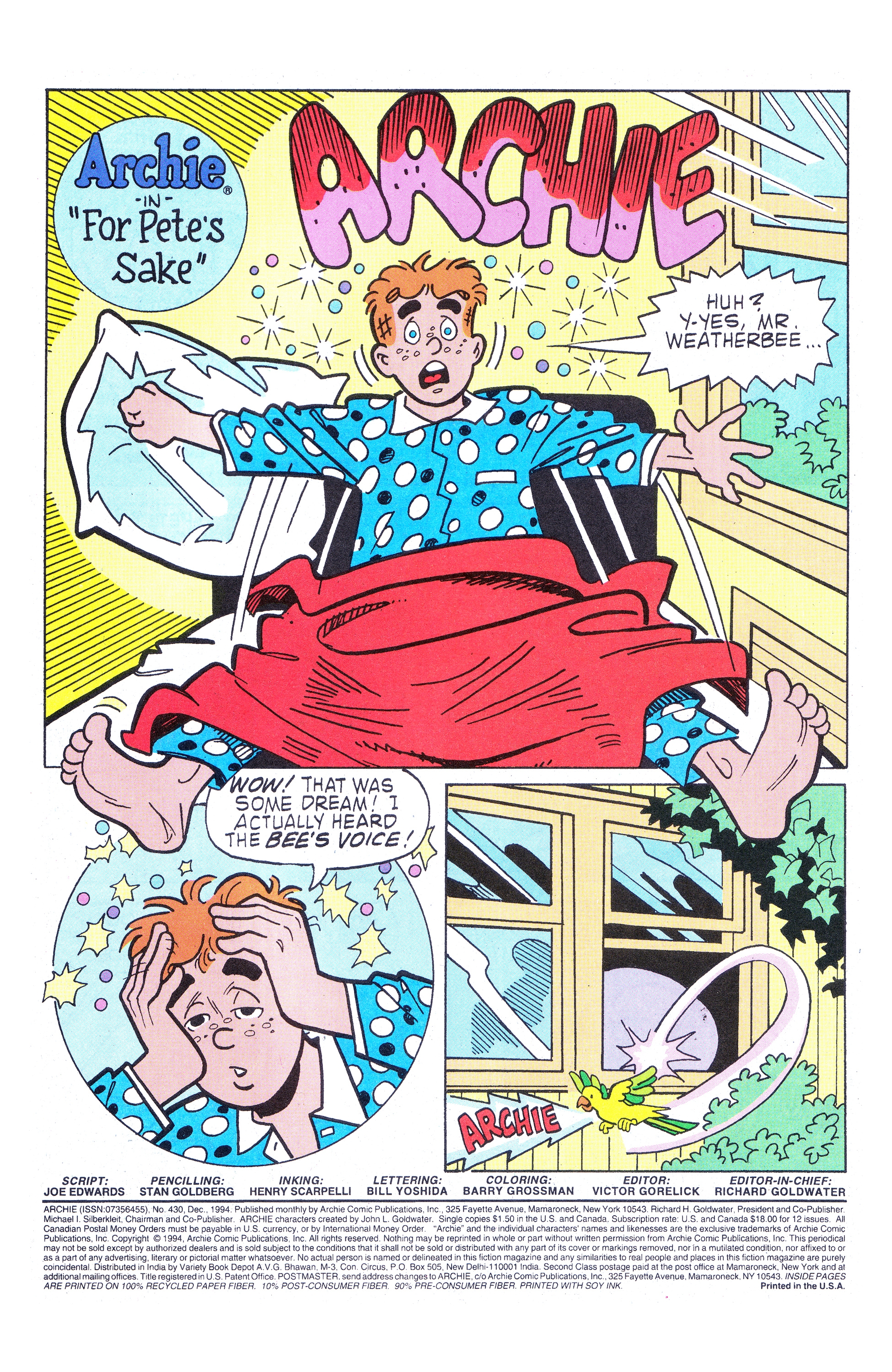Read online Archie (1960) comic -  Issue #430 - 2