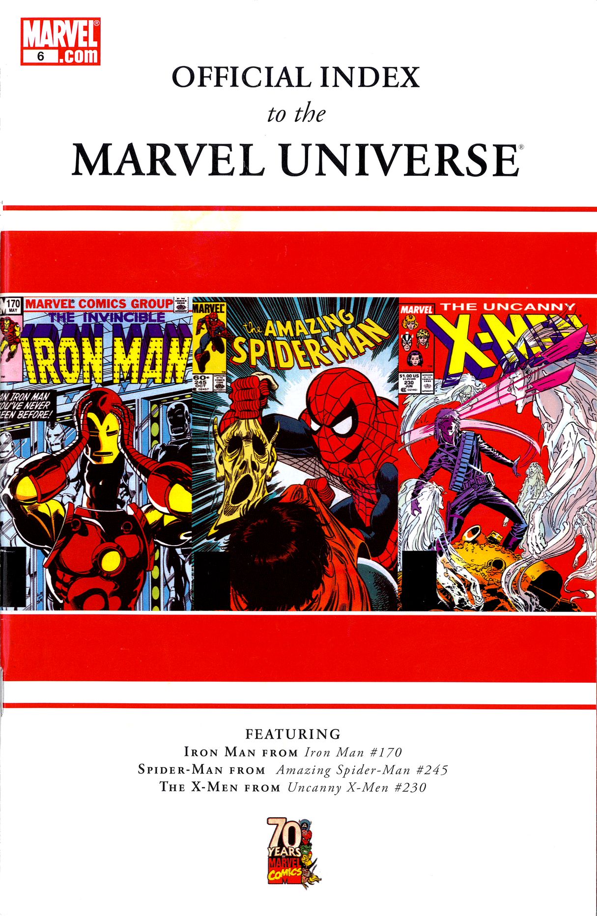 Read online Official Index to the Marvel Universe comic -  Issue #6 - 1