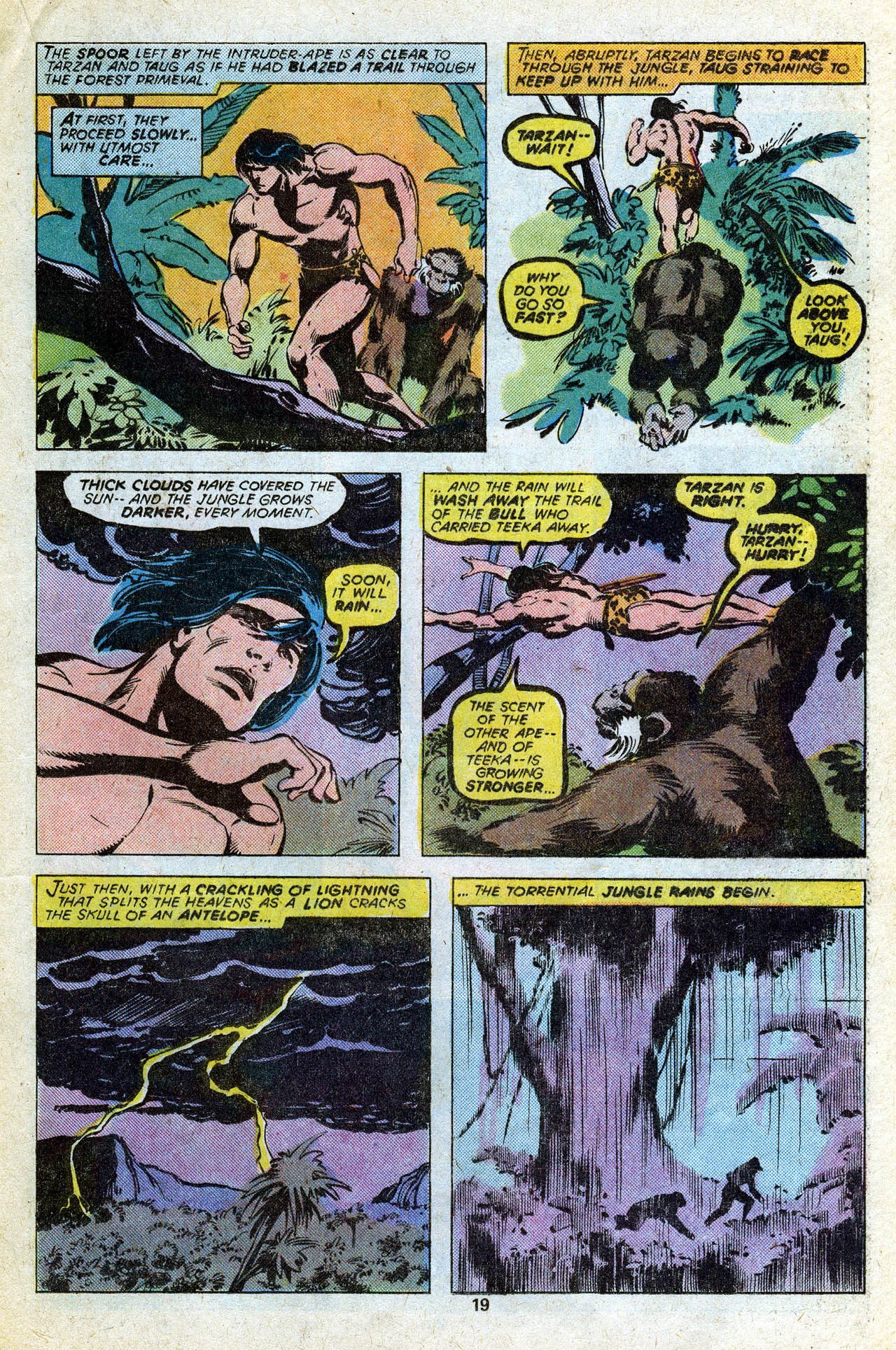 Read online Tarzan (1977) comic -  Issue #14 - 20