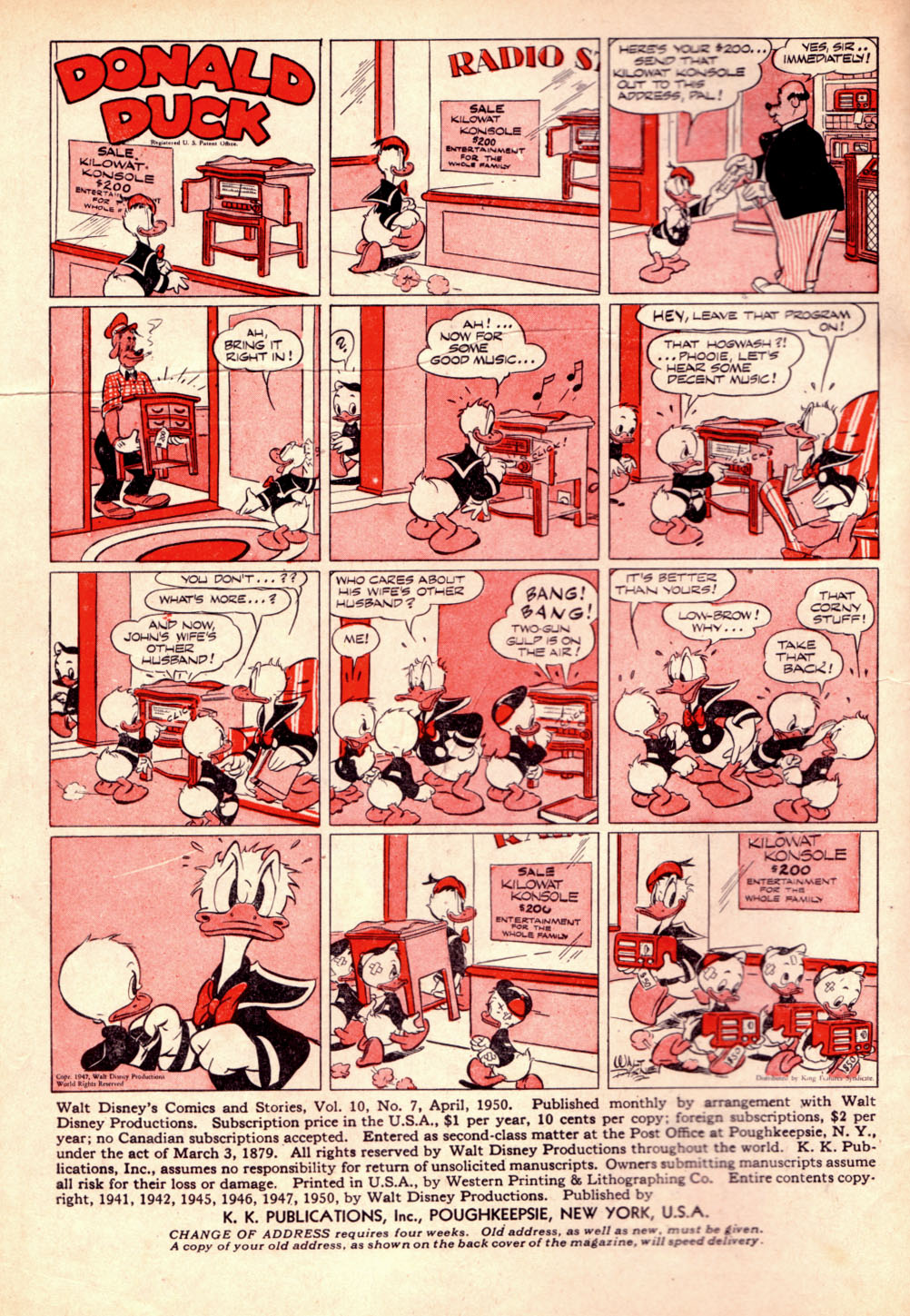 Read online Walt Disney's Comics and Stories comic -  Issue #115 - 2