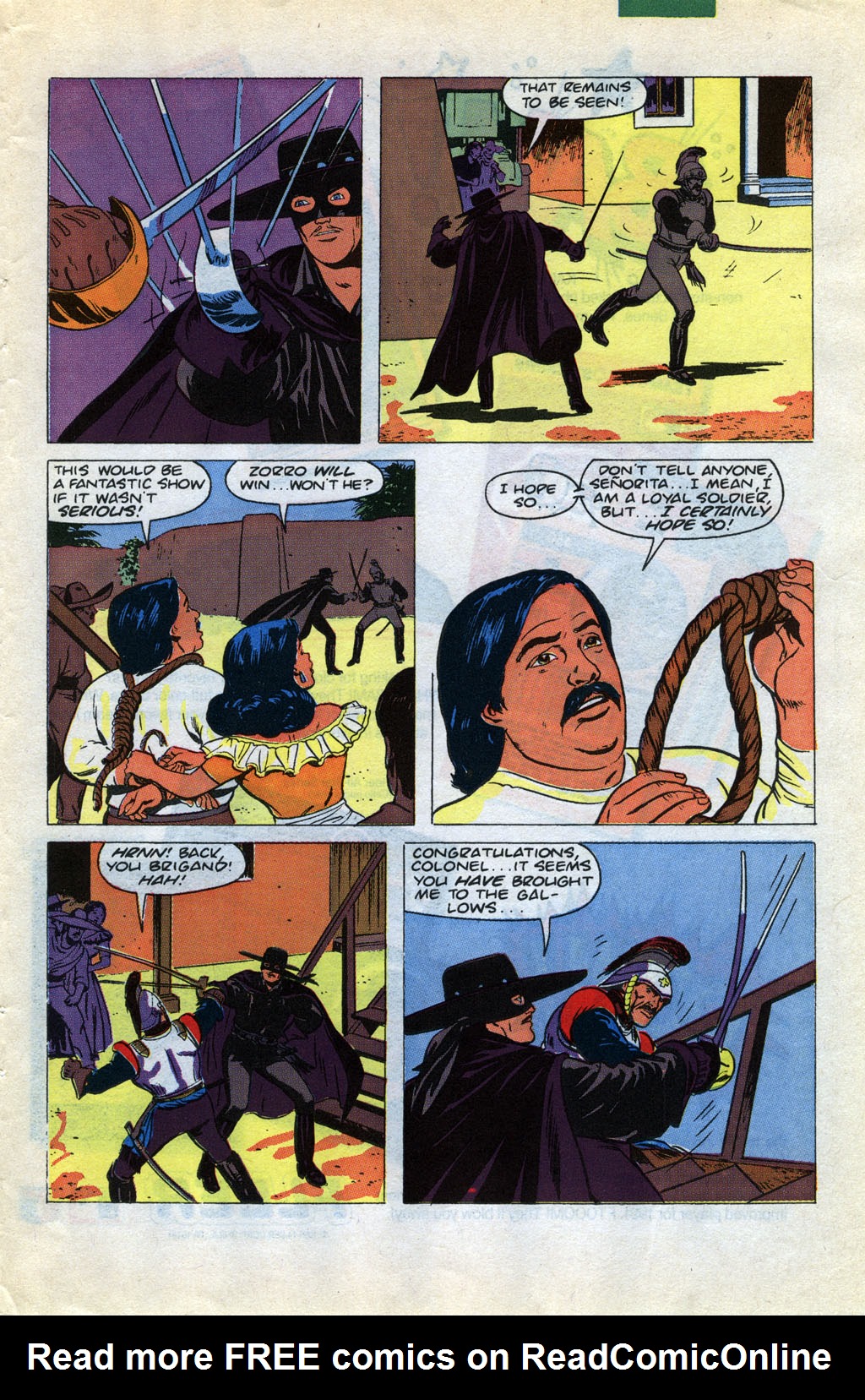 Read online Zorro (1990) comic -  Issue #5 - 29