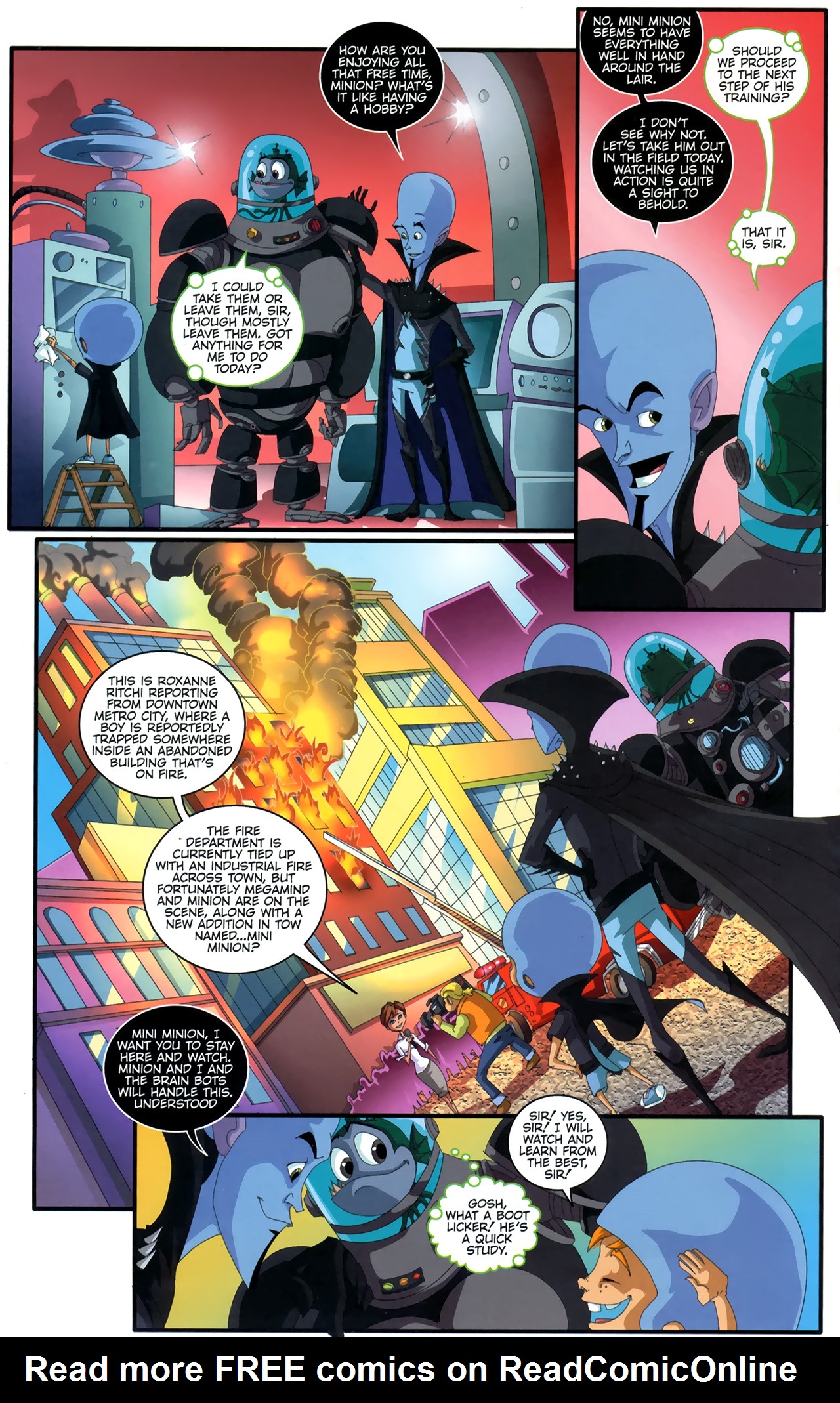 Read online Megamind: Bad. Blue. Brilliant. comic -  Issue #4 - 10